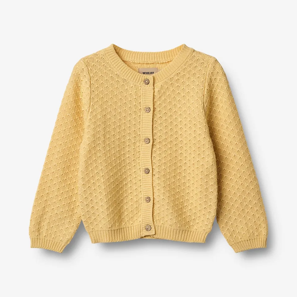 wheat-magnella-strickjacke-golden-yellow-bio image 1