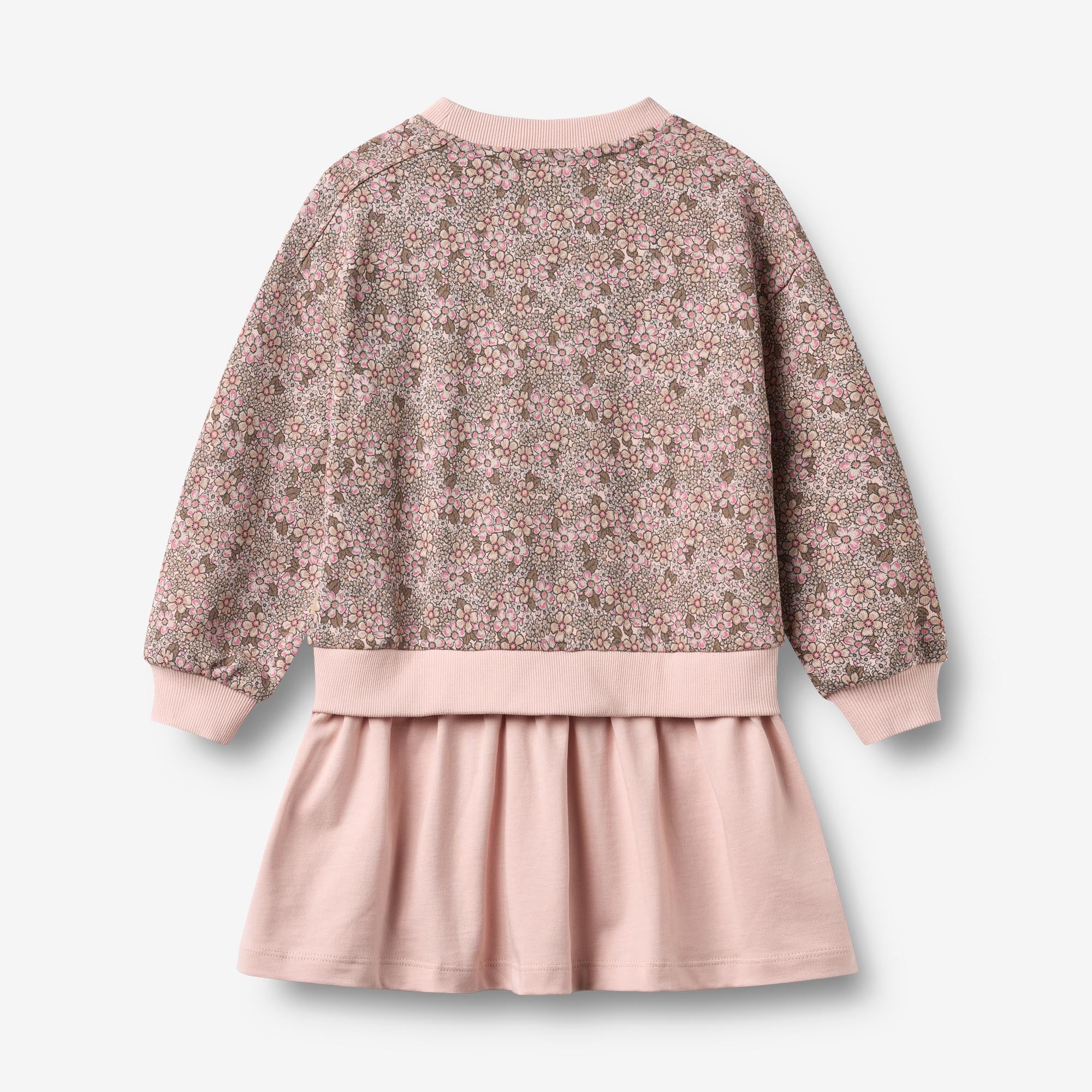 wheat-maggie-sweatkleid-m-dchen-rose-brown-bio image 2