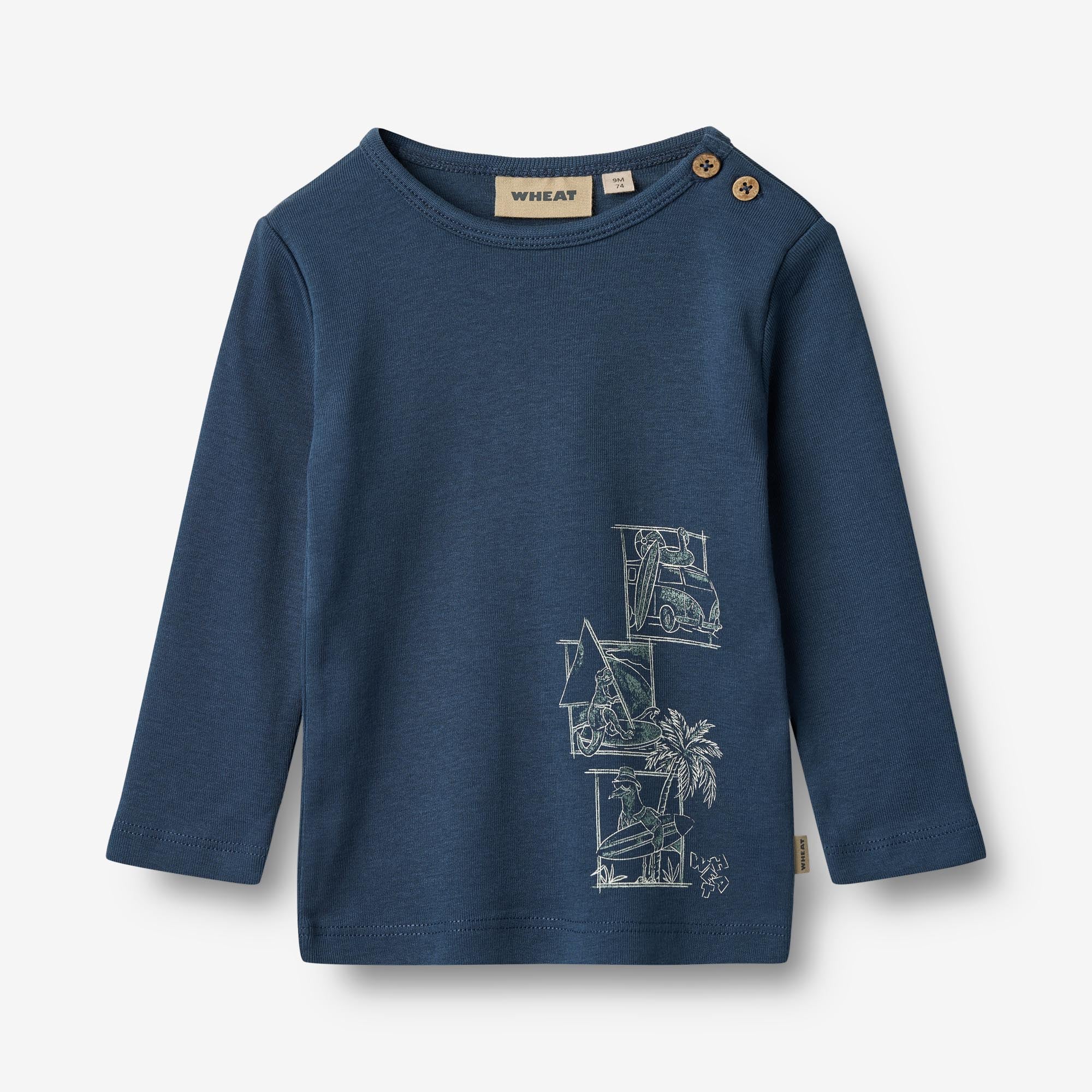 wheat-benjamin-langarmshirt-baby-blue-waves-bio-baumwolle image 1