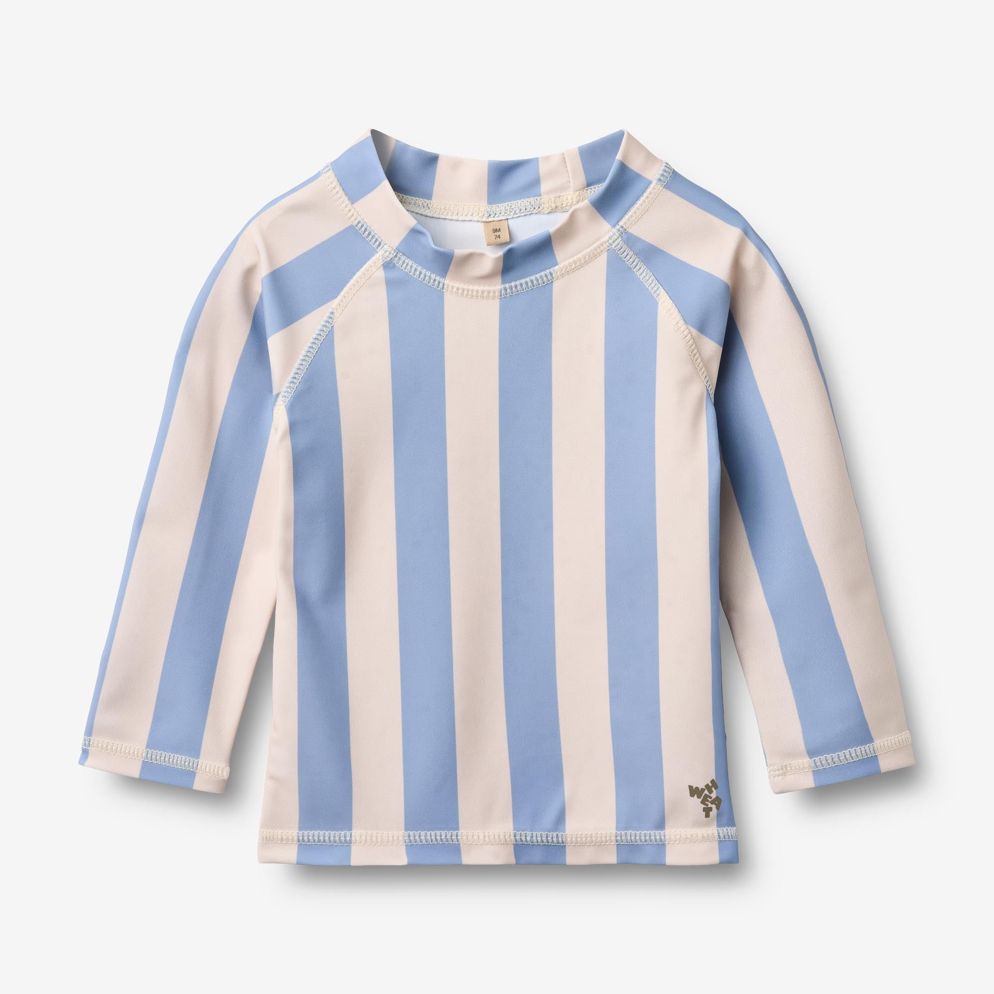wheat-dilan-schwimmshirt-bold-blue-stripe-uv-40-baby image 1