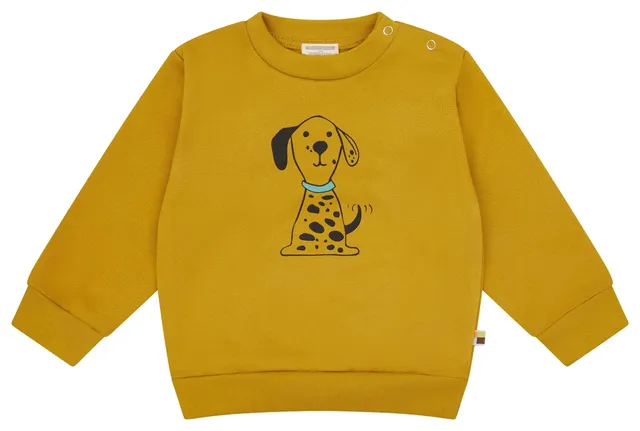 loud-proud-classics-sweatshirt-druck-curry-bio image 1