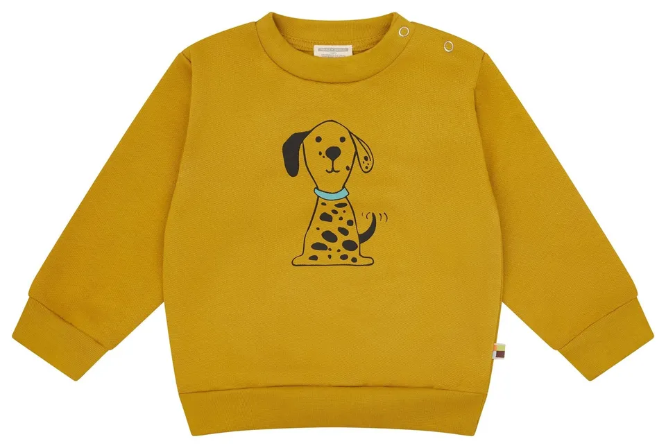 loud-proud-classics-sweatshirt-druck-curry-bio image 1