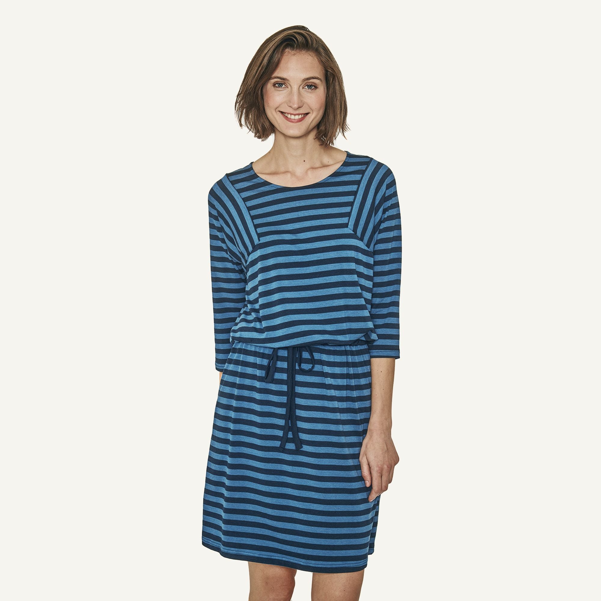 finkid-husky-muisku-damen-kleid-real-teal-navy-bambus image 3