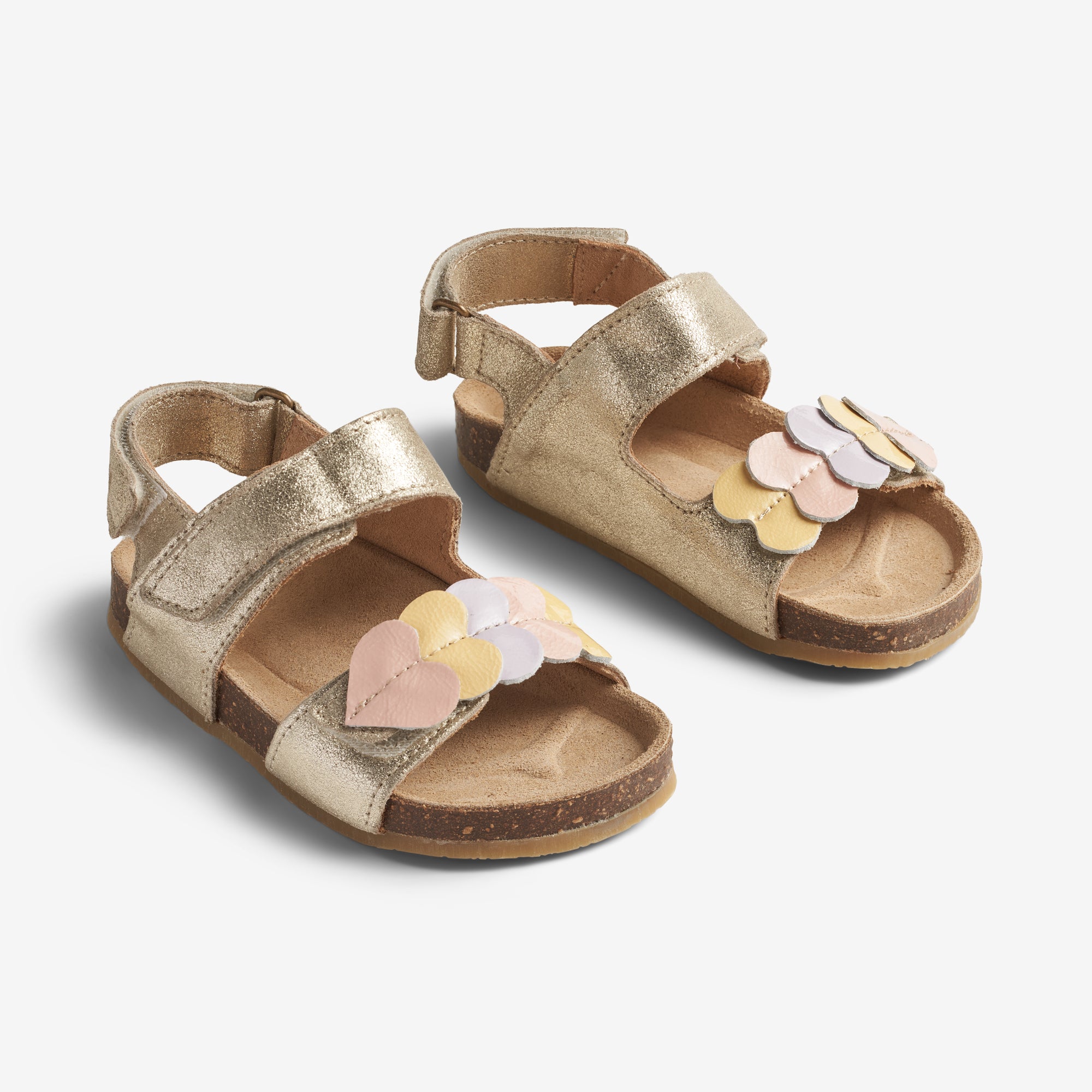wheat-clara-sandale-grey-leder-klett image 1