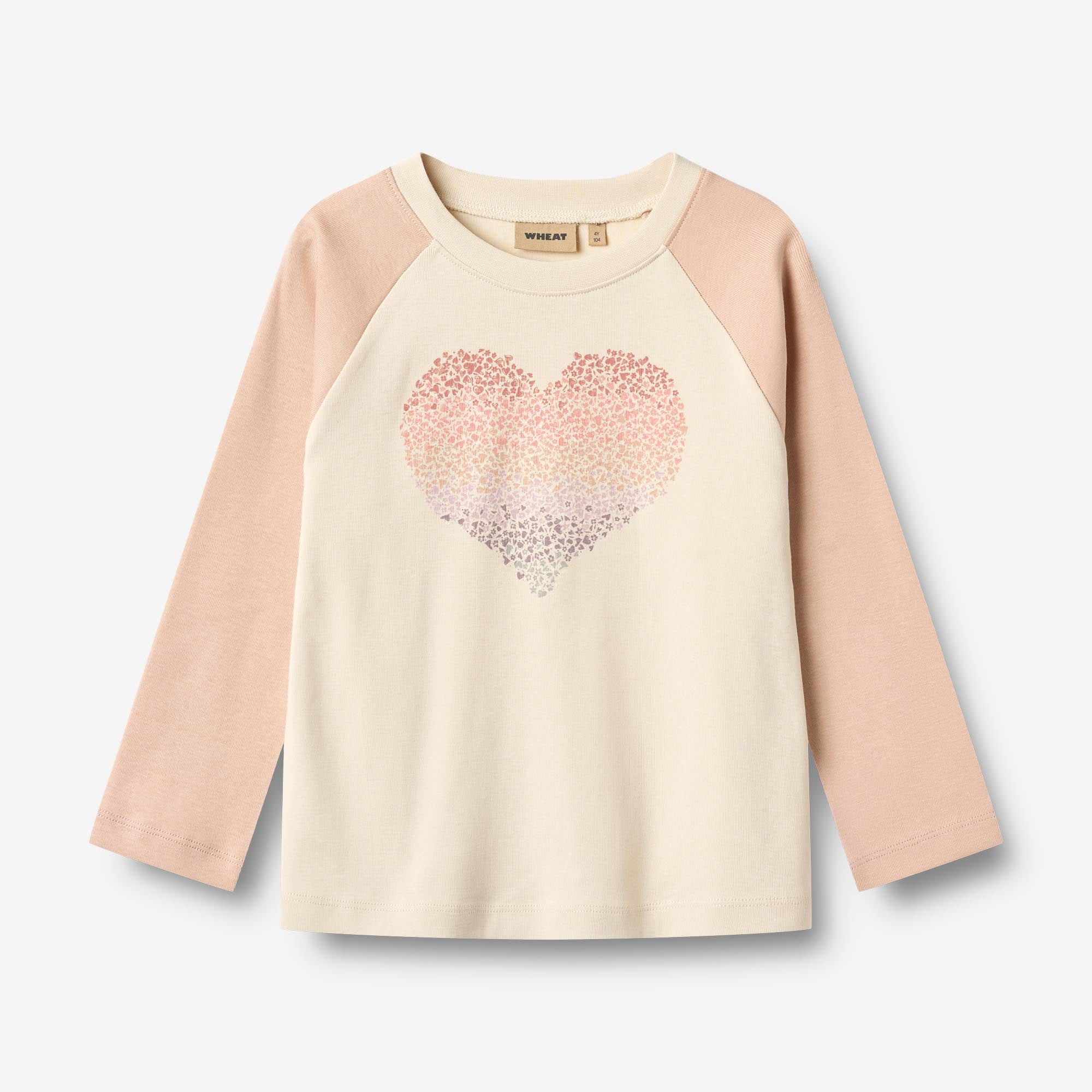 wheat-darrin-t-shirt-l-s-kinder-rose-dust-bio-baumwolle image 1