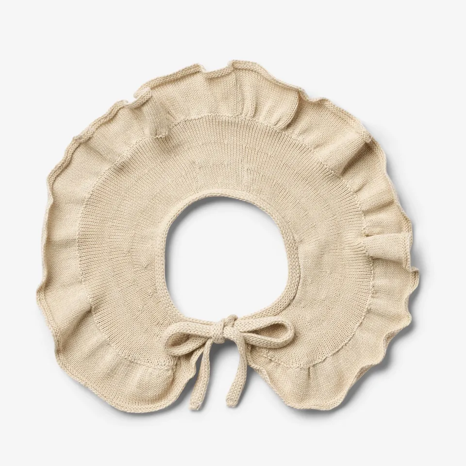 wheat-edele-strickkragen-m-dchen-offwhite-bio-baumwolle image 1
