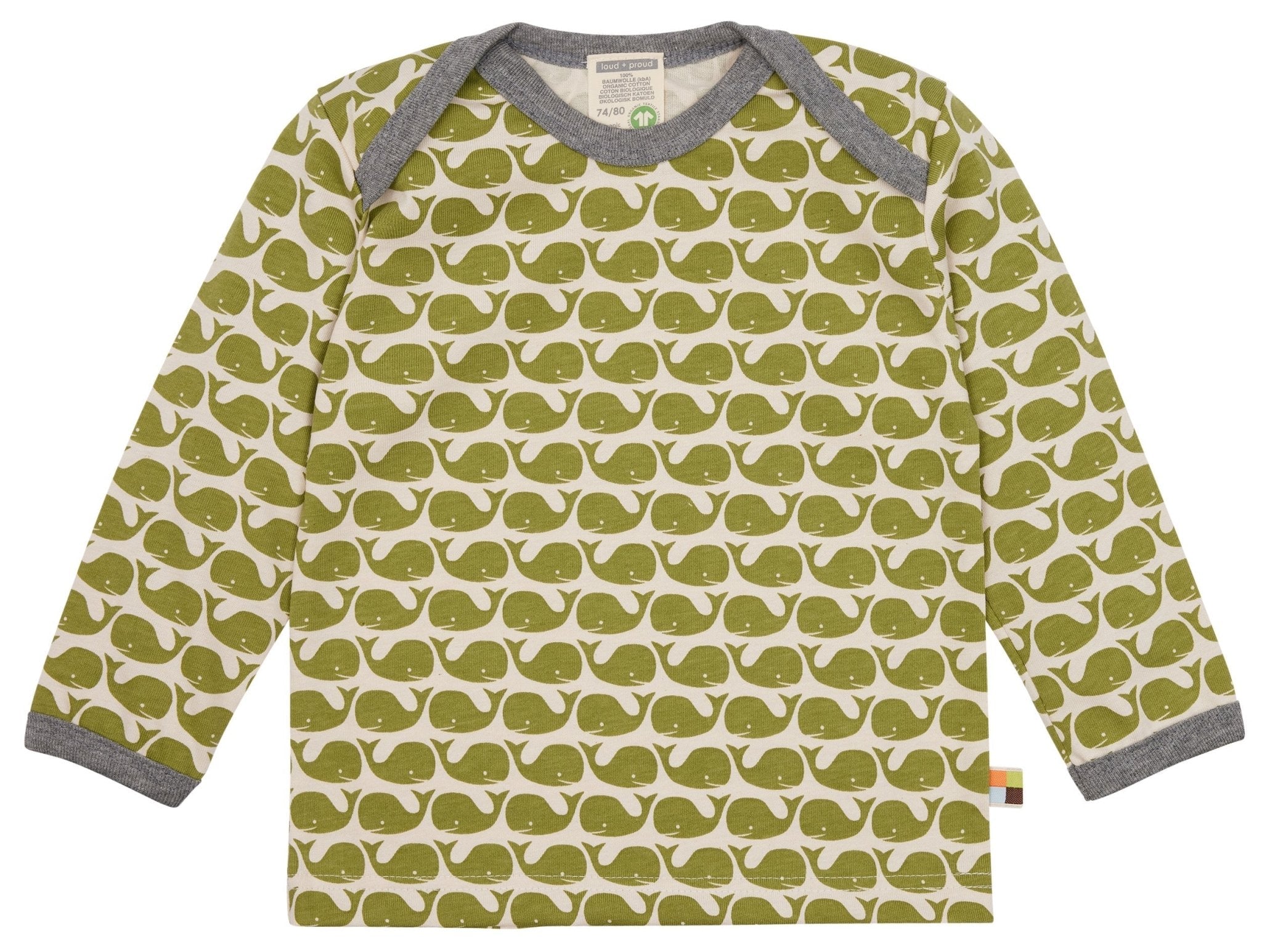 loud-proud-classics-shirt-langarm-wale-shirt-moos-74-80-bio image 1