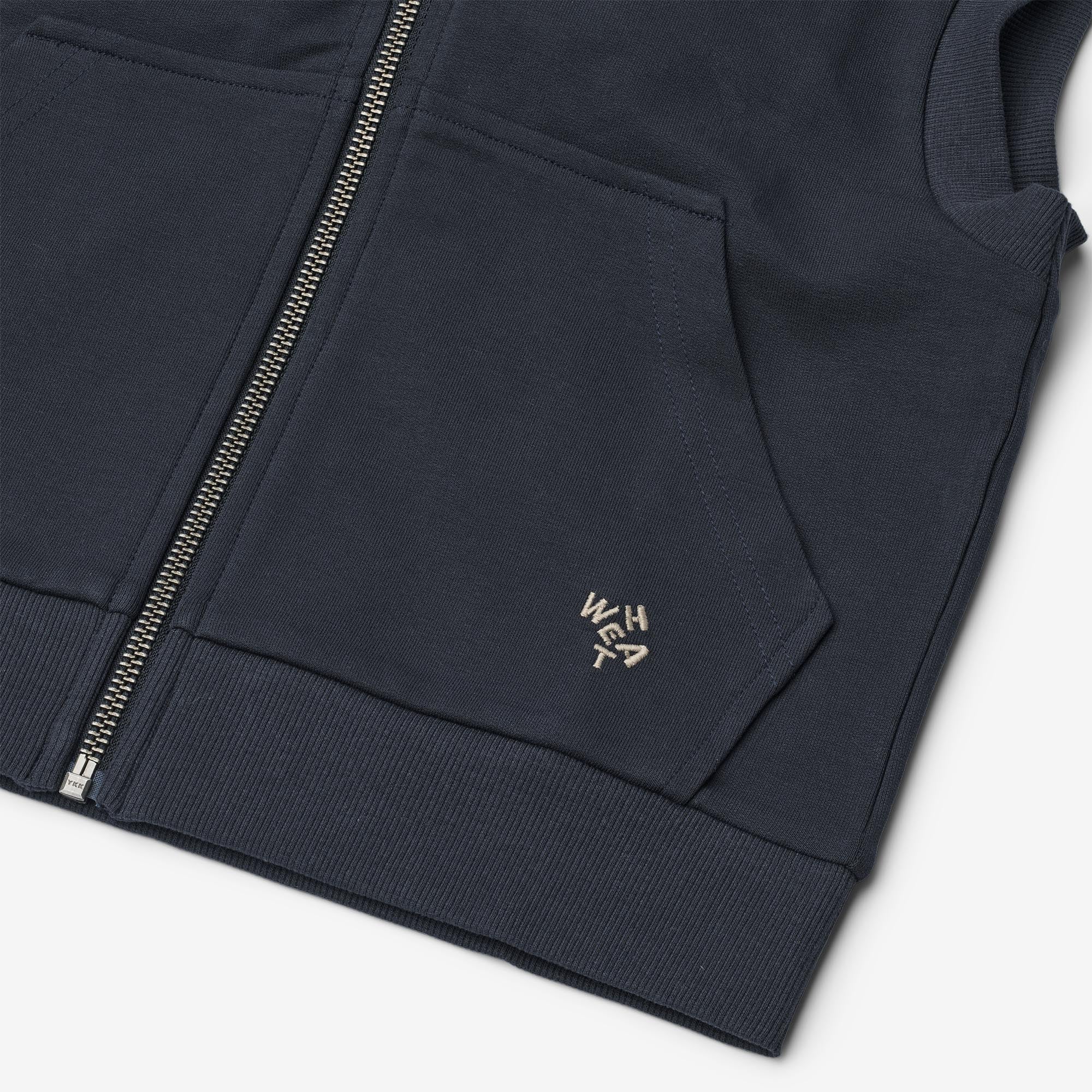 wheat-outerwear-sweat-gilet-w-carl-sweatweste-navy-bio-baumwolle image 4