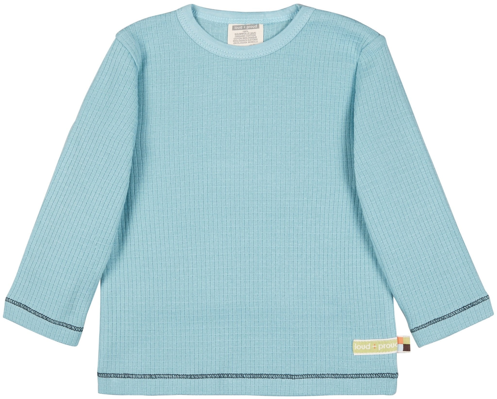 loud-proud-classics-shirt-waffel-lagoon-98-104-langarm image 3