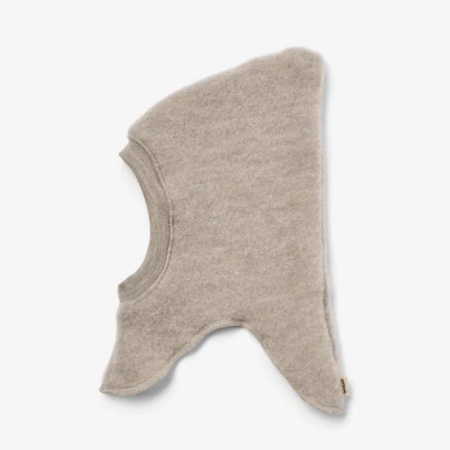 wheat-eli-sturmhaube-baby-khaki-melange-merinowolle image 1