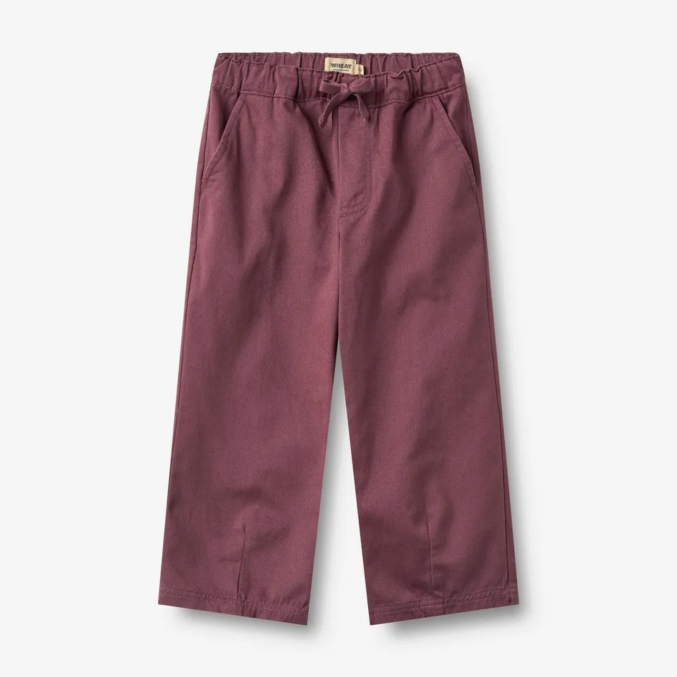 wheat-thinka-hose-eggplant-bio-baumwolle-twill image 1