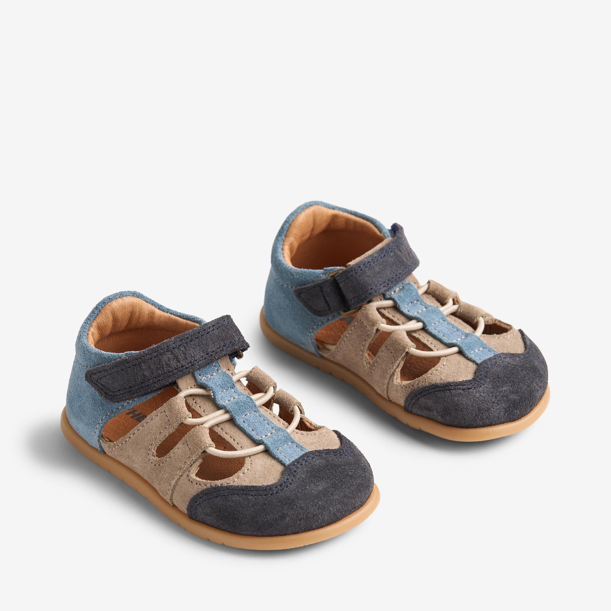 wheat-ellie-barfu-sandale-leder-faded-denim image 1