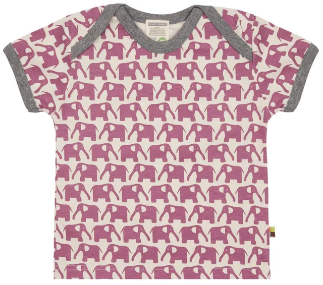 loud-proud-classics-t-shirt-elefanten-shirt-grape-bio-30 image 1