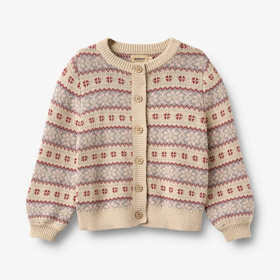 wheat-vikki-cardigan-kinder-offwhite-bio-baumwolle image 1