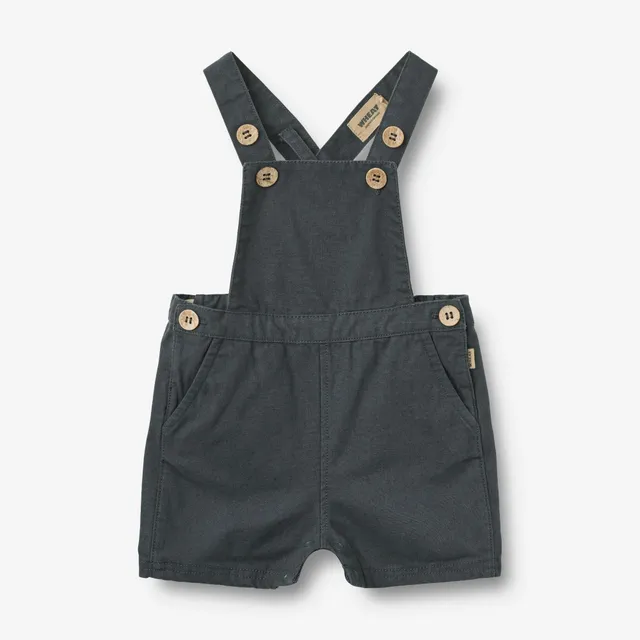 wheat-erik-overall-ink-kurze-baby-latzhose-bio-baumwolle image 1