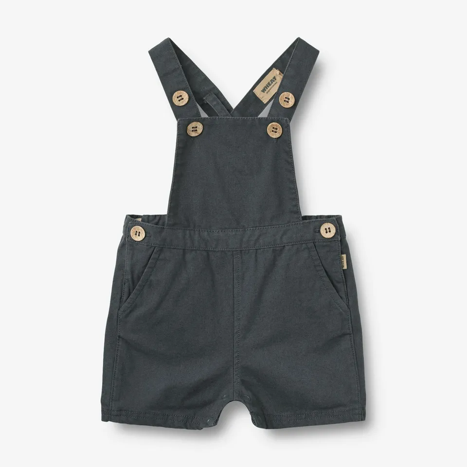 wheat-erik-overall-ink-kurze-baby-latzhose-bio-baumwolle image 1