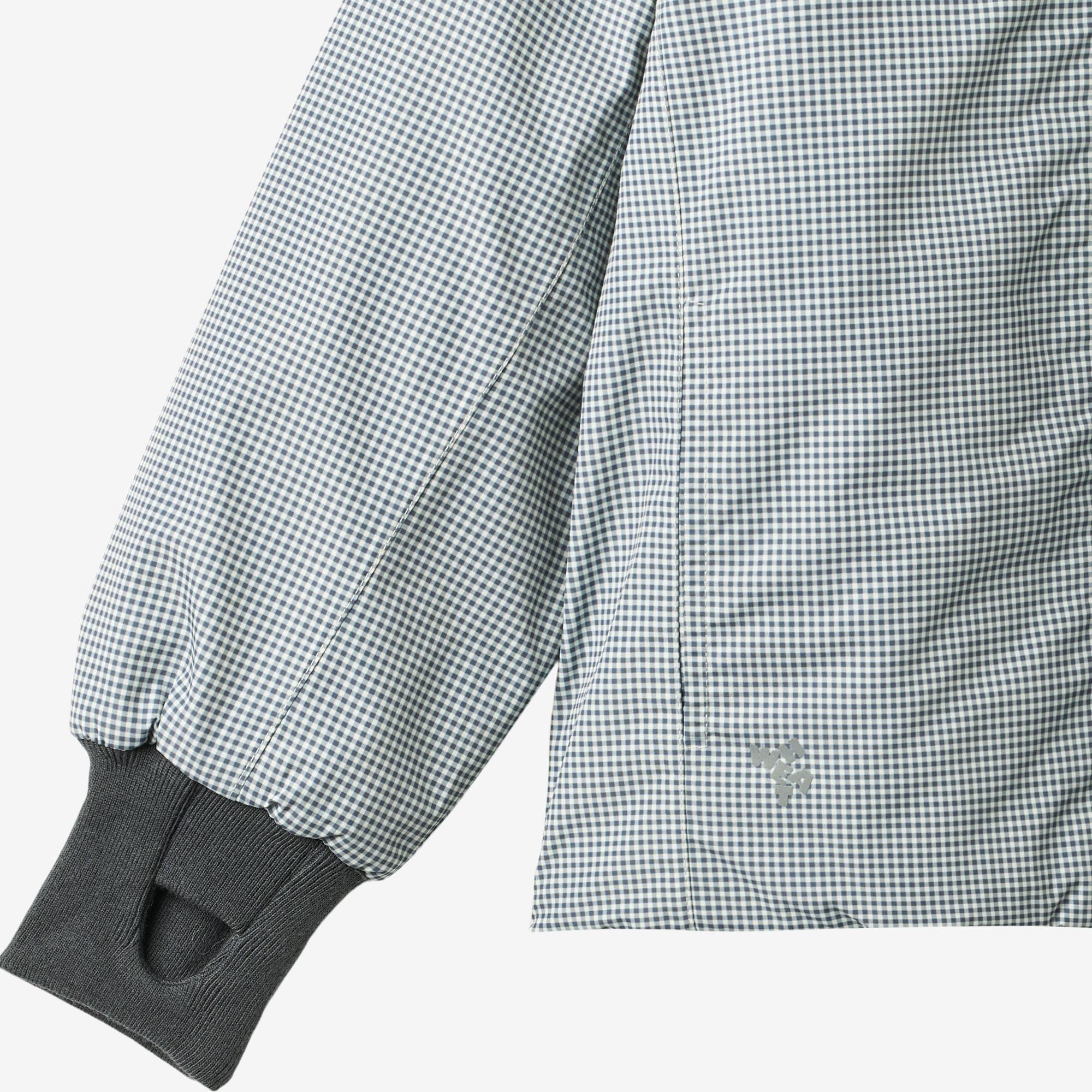 wheat-outerwear-sollo-steppjacke-blue-check-wasserabweisend image 3
