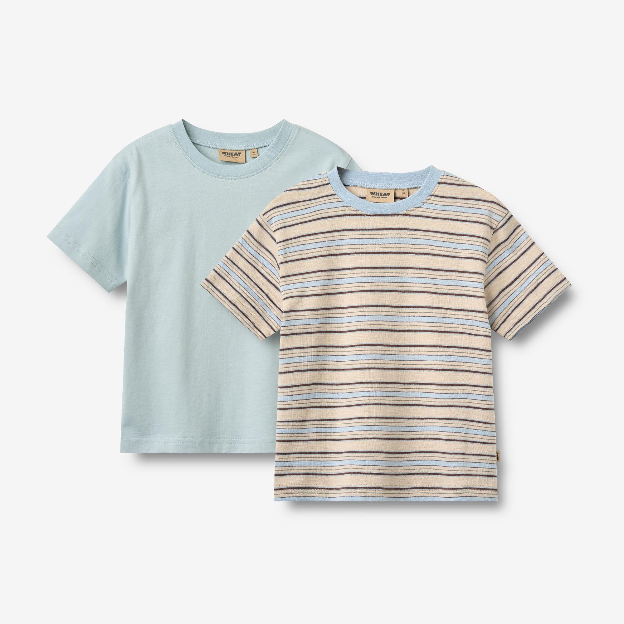 wheat-fabian-t-shirt-s-s-multi-blue-stripe-2er image 1