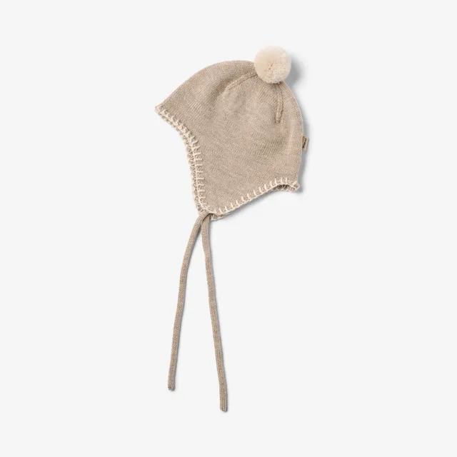 wheat-pomma-strickm-tze-warm-sand-melange-merinowolle-baby image 1
