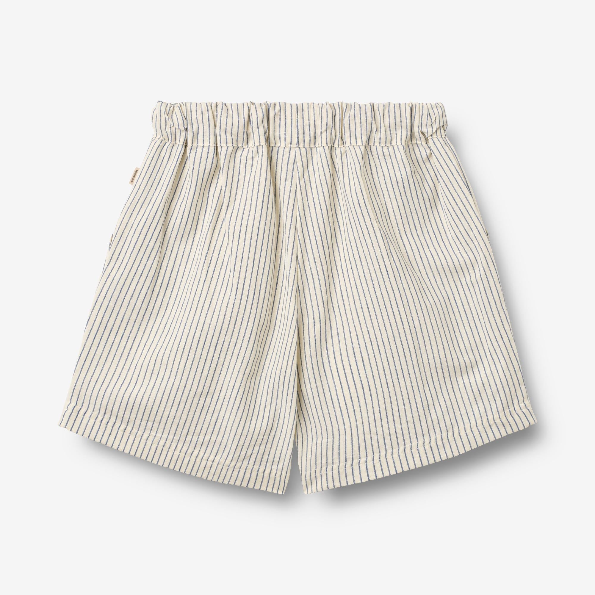 wheat-cuba-shorts-dark-blue-stripe-bio-baumwolle image 2