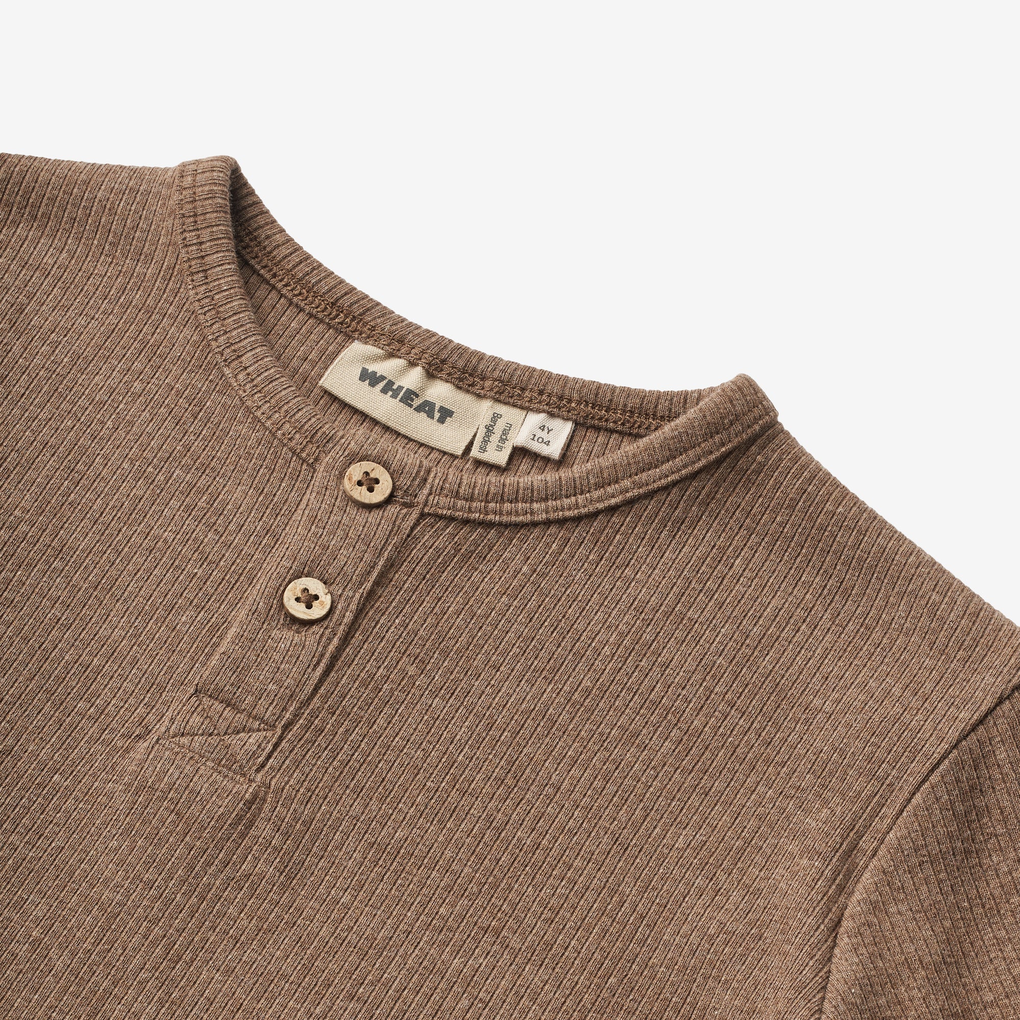wheat-clothing-morris-langarmshirt-coffee-melange-bio-mix image 3