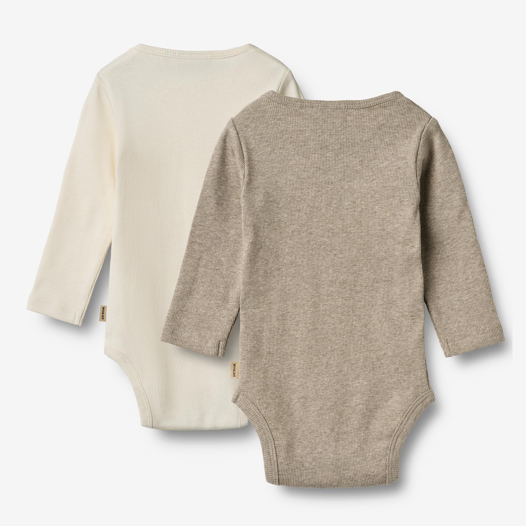 wheat-2-rib-body-l-s-spencer-babybody-gravel-melange-2er-pack image 8