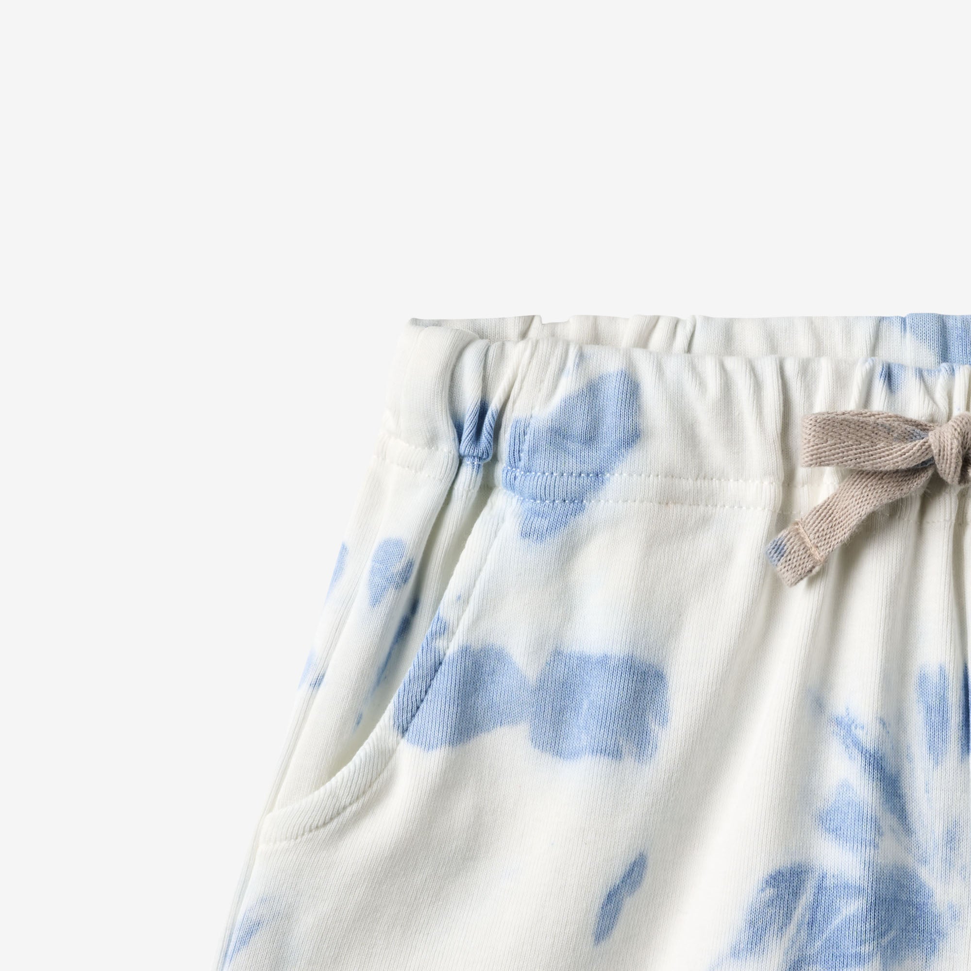 wheat-kalle-jersey-shorts-kind-blue-tie-dye-bio-baumwolle image 3