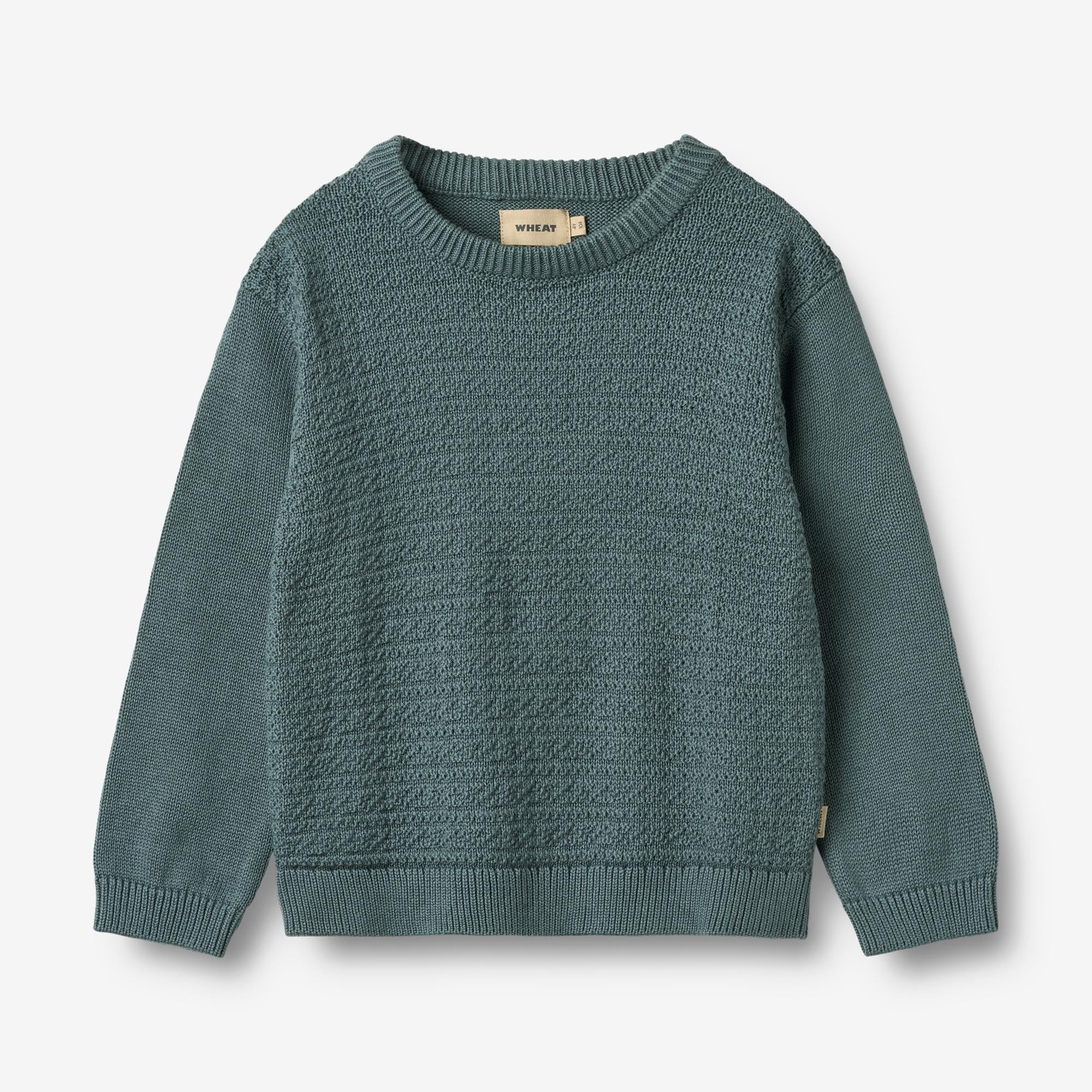 wheat-borris-knit-pullover-stormy-weather-bio-baumwolle image 1