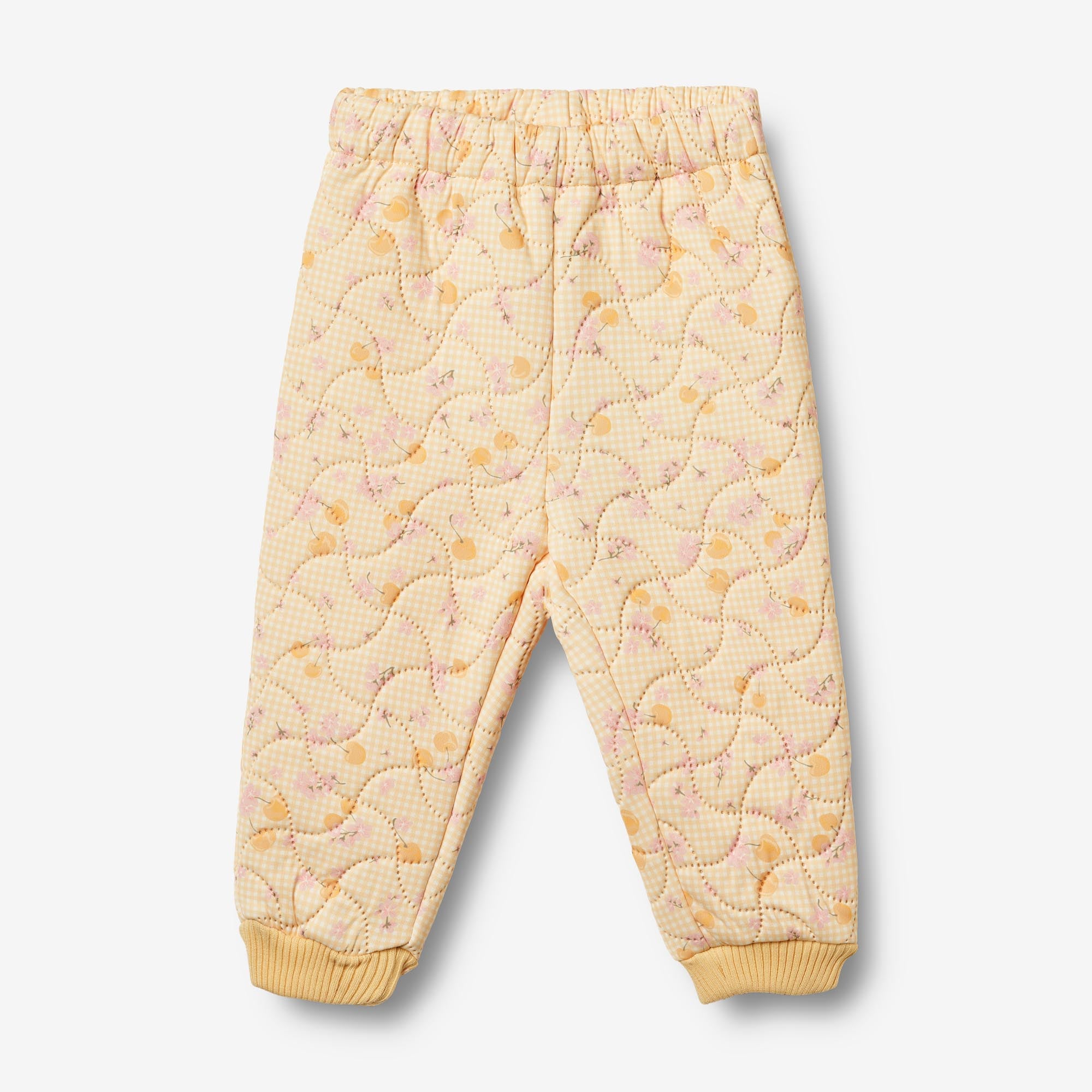 wheat-alex-thermohose-yellow-cherries-baby-unisex image 1