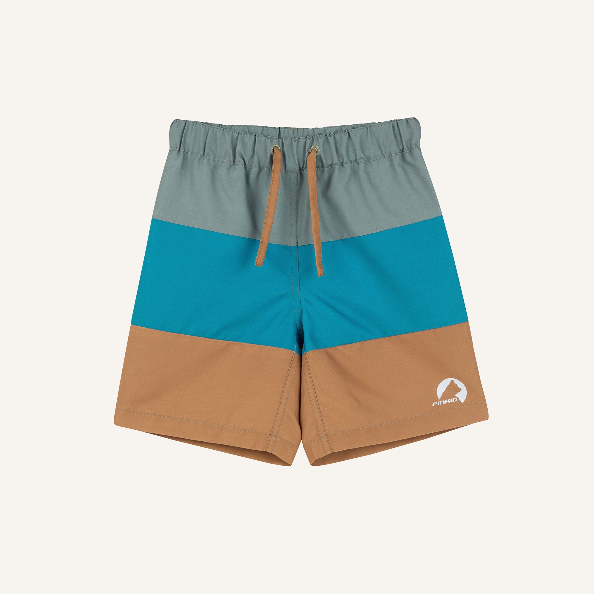 finkid-bite-protect-uimari-eko-badeshorts-green-bay-110-120-upf50 image 3