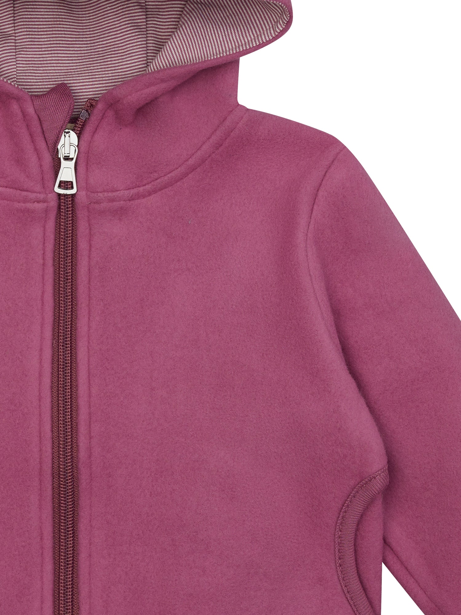 loud-proud-classics-baumwoll-fleece-jacke-curry-kapuze image 6