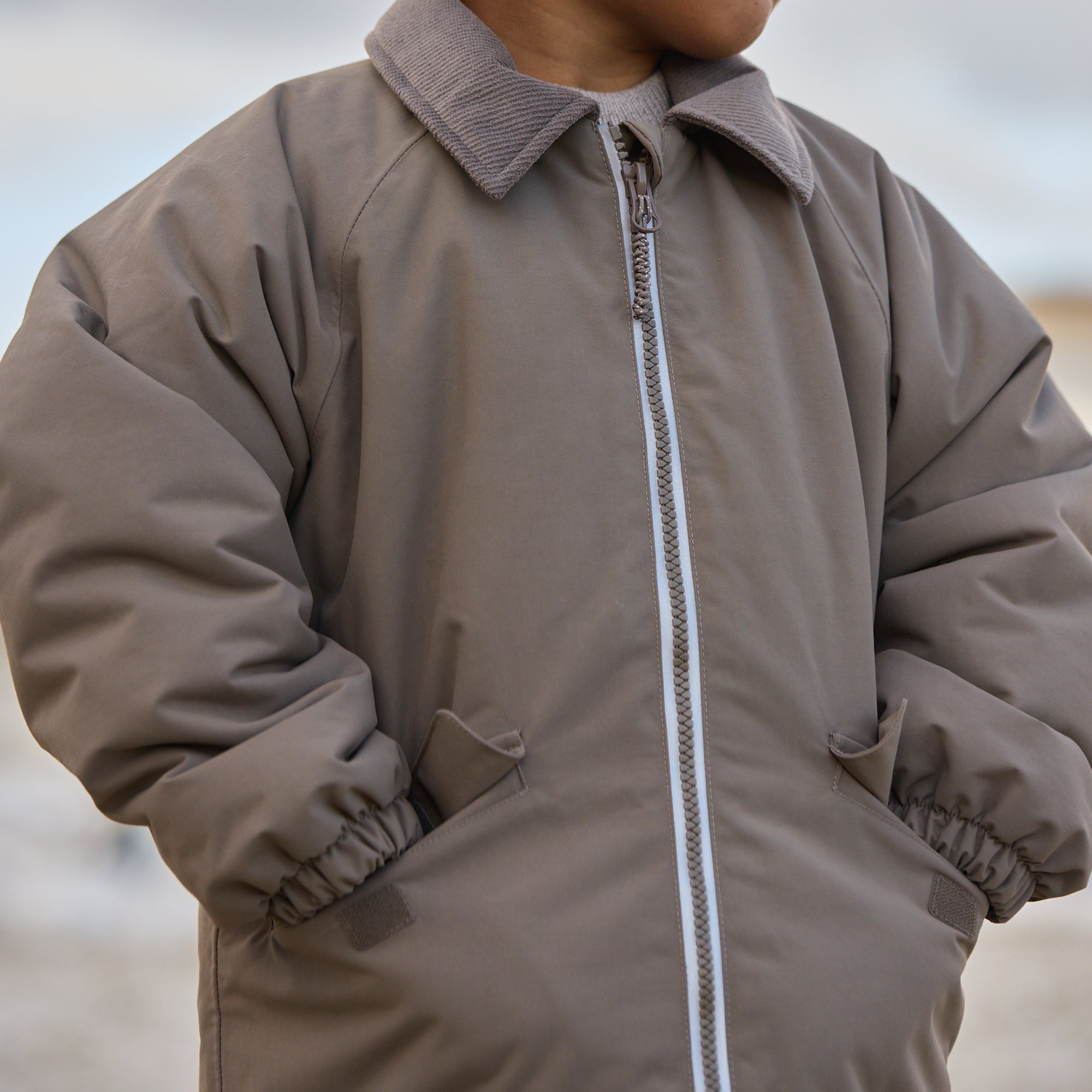 wheat-cloudie-jacke-braun-kinderjacke-wasserdicht image 2