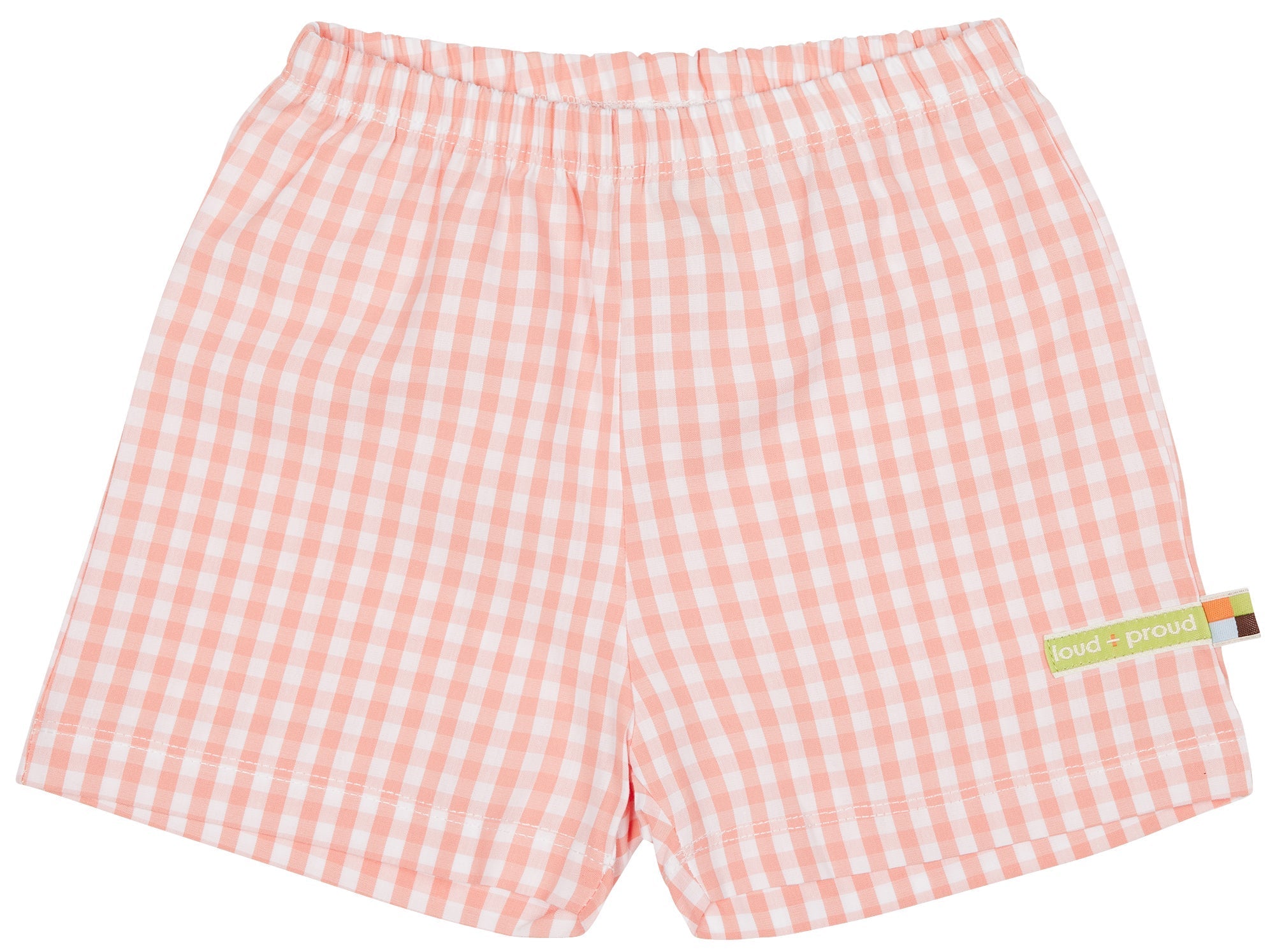 loud-proud-classics-short-vichy-karo-kinder-copper-sommer image 5
