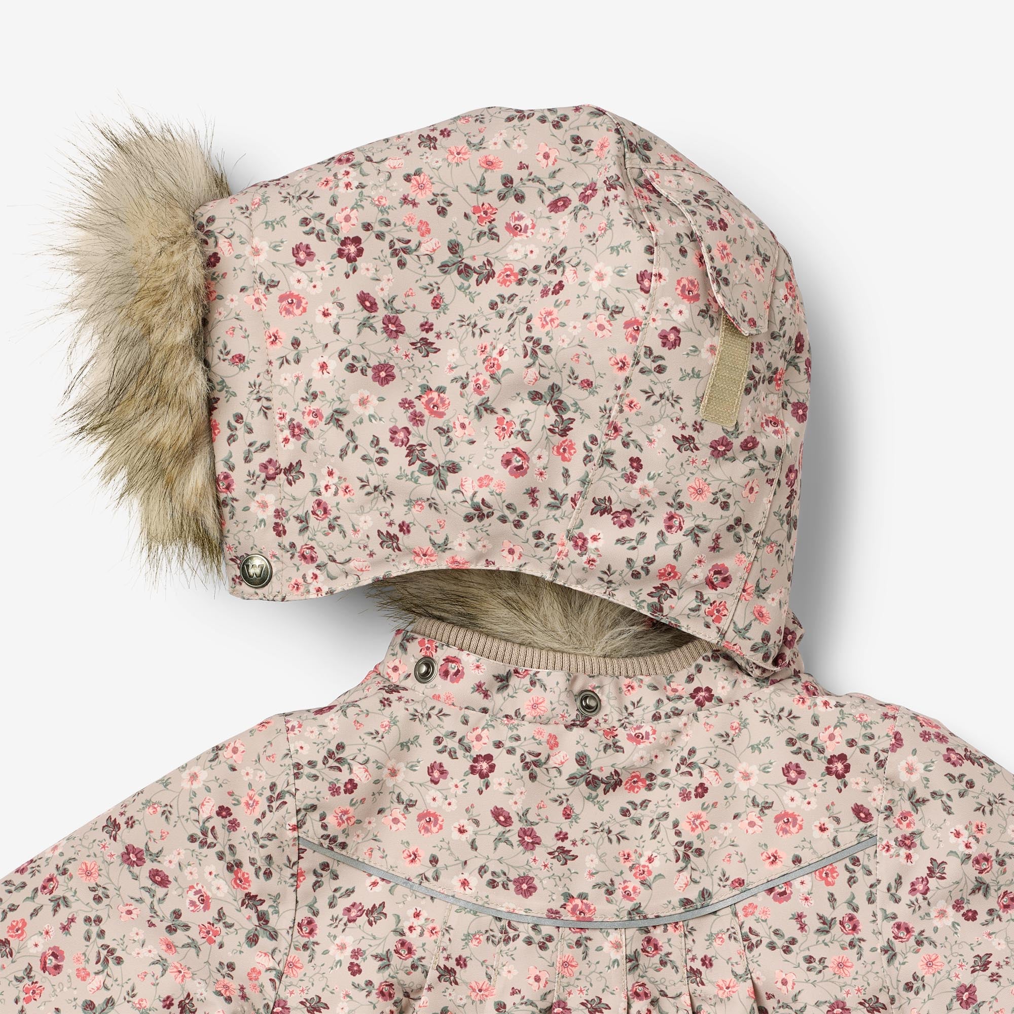 wheat-mathilde-jacke-grey-moon-flowers-winter-wasserdicht image 3