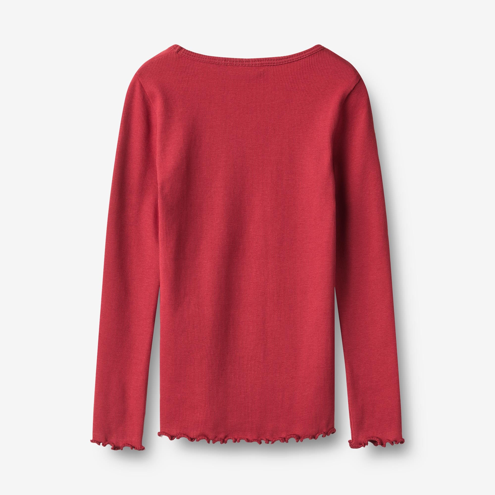 wheat-ida-t-shirt-l-s-red-cherry-bio-jersey image 2