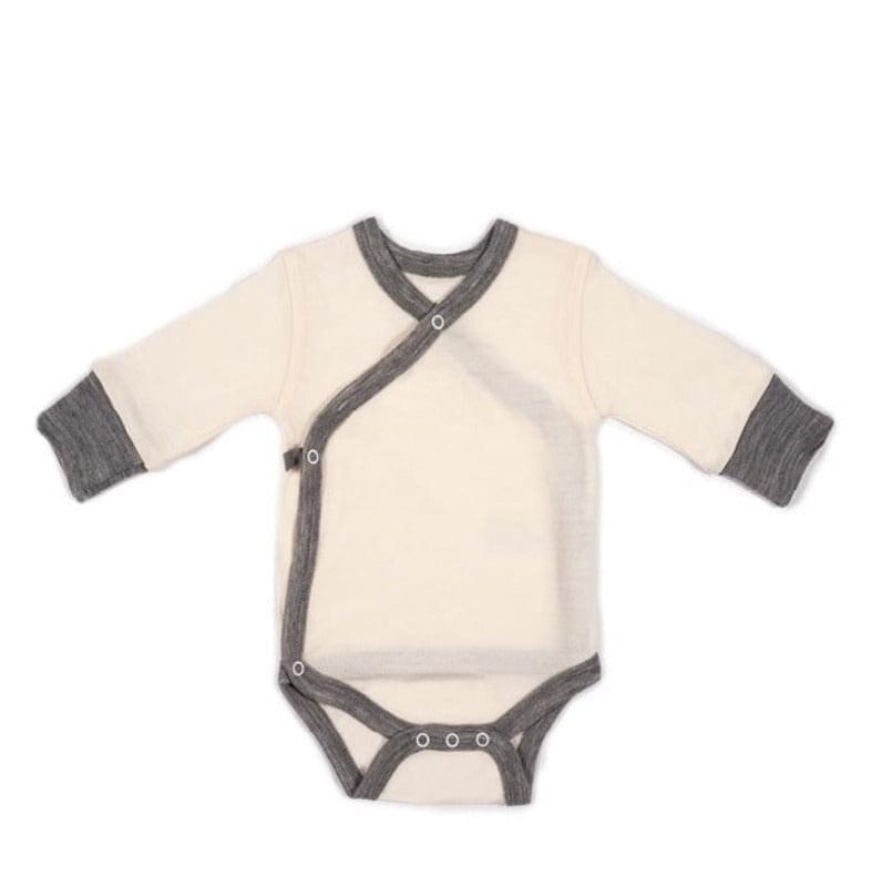 woolrex-newborn-wickelbody-merino-wolle-creme-gr-56 image 1