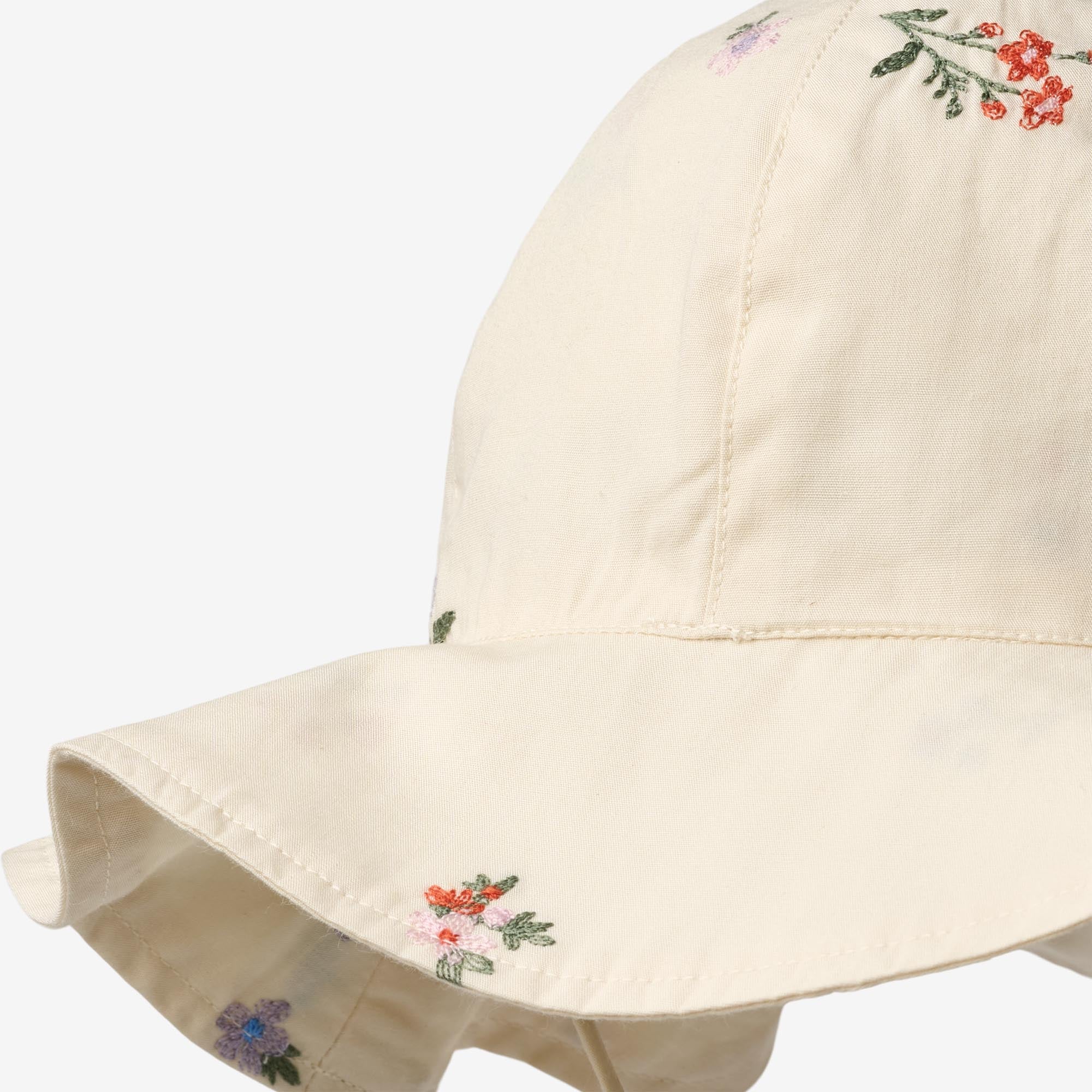 wheat-sonnenhut-daisy-babyhut-ivory-stickerei-bio-baumwolle image 2