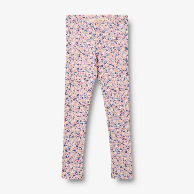 wheat-jules-leggings-pink-blue-flowers-bio-baumwolle image 1