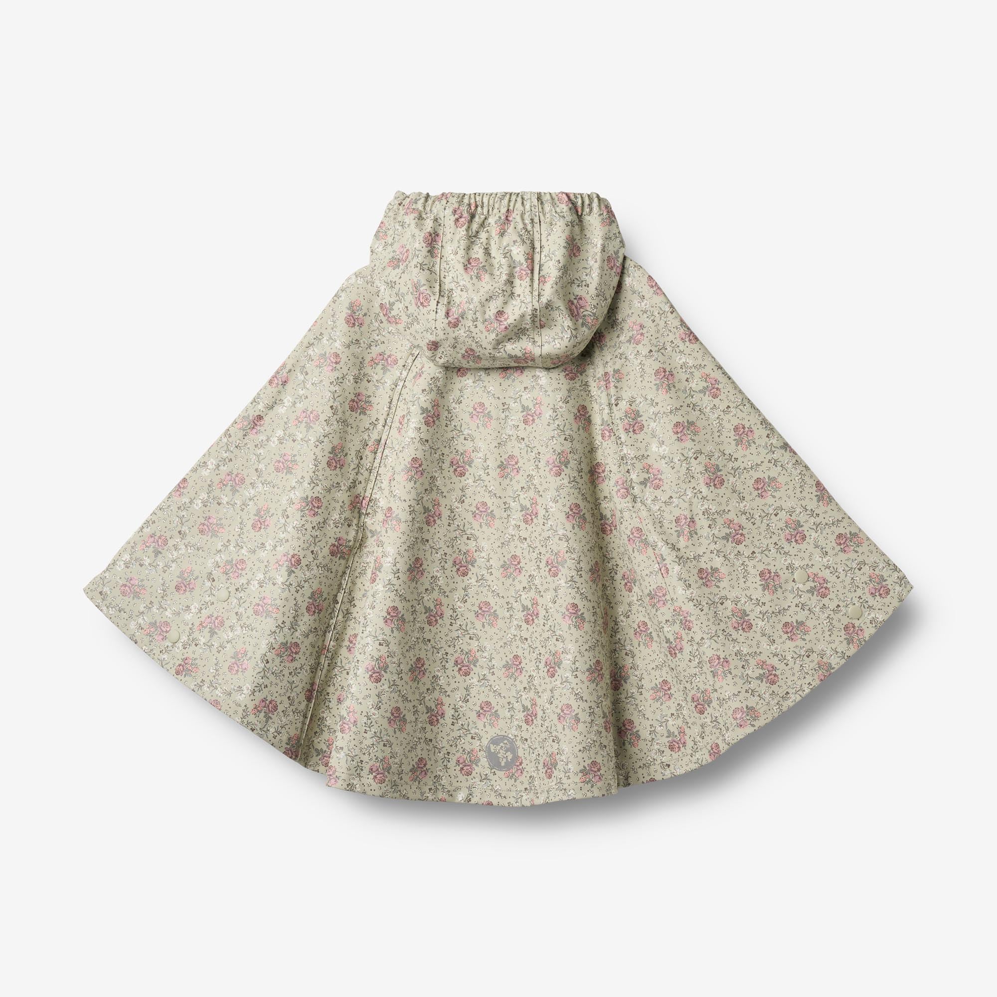 wheat-outerwear-raincape-drops-regenponcho-slightly-green-flowers image 4