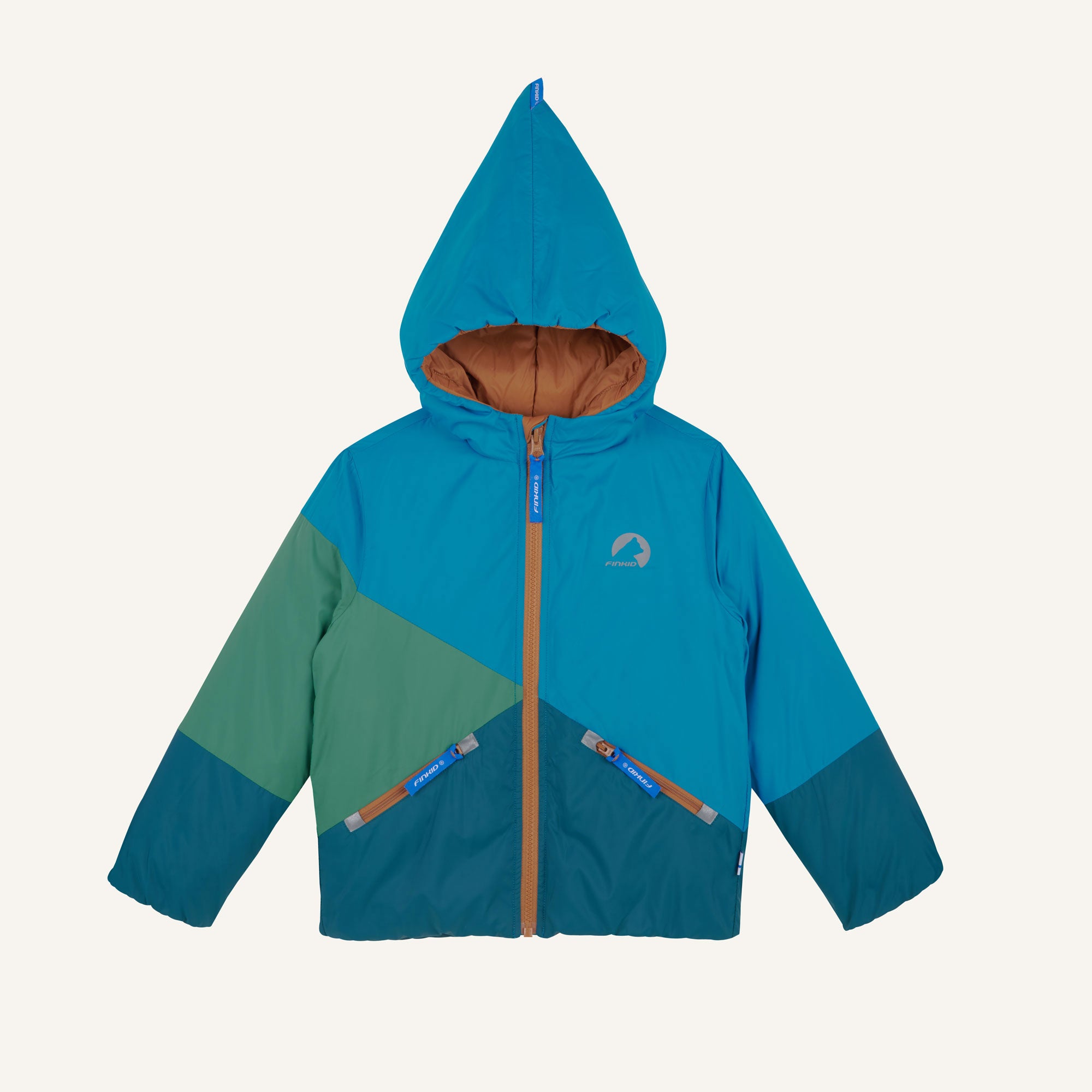 finkid-husky-sirkus-zip-in-jacke-smoke-blue-navy-110-120 image 3