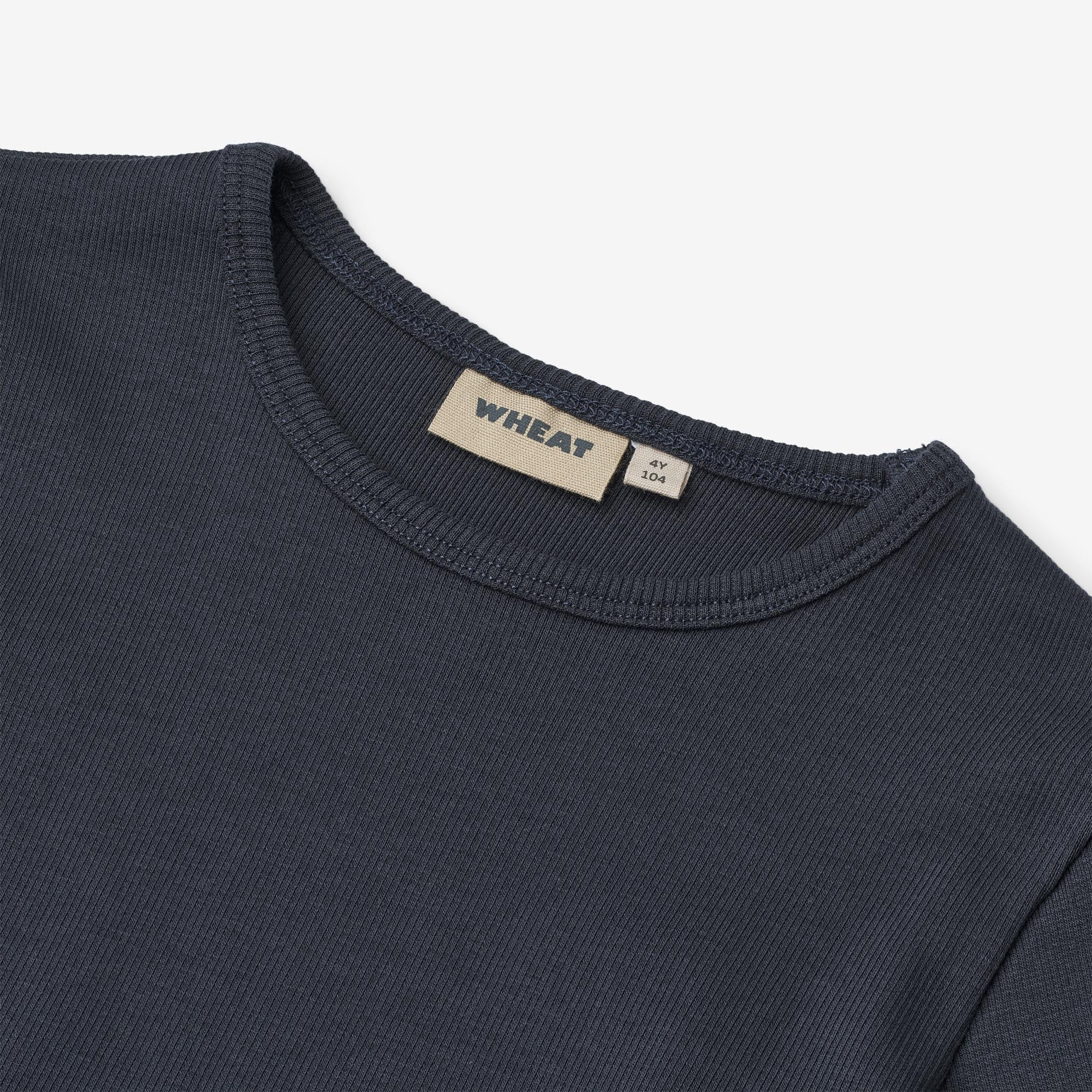wheat-stig-kinder-langarmshirt-navy-bio-baumwolle image 3