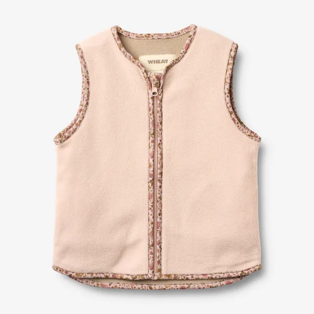 wheat-outerwear-nonno-fleeceweste-soft-rose-kinder-fleece image 1