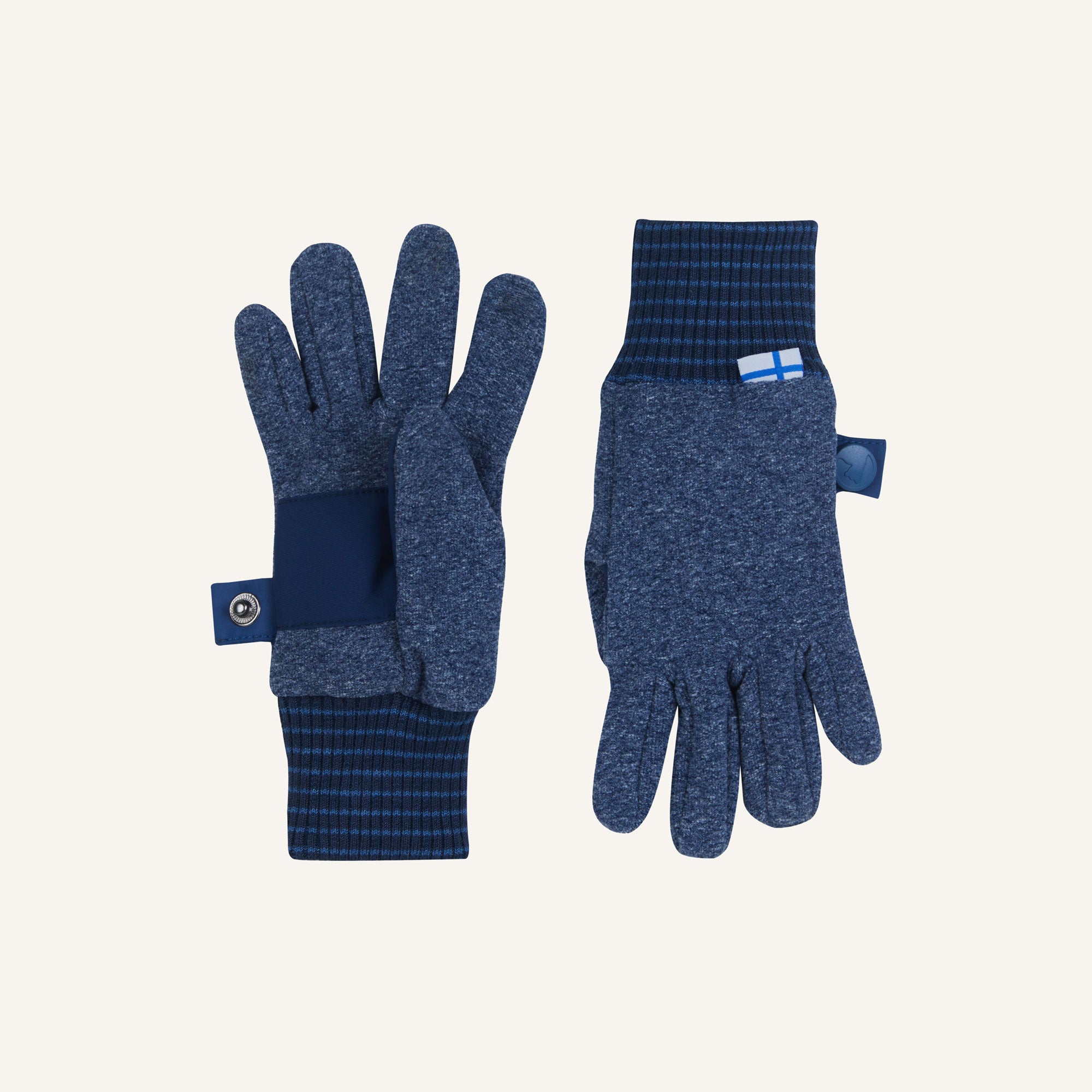finkid-husky-sormikas-knit-handschuhe-navy-m-wasserdicht image 1