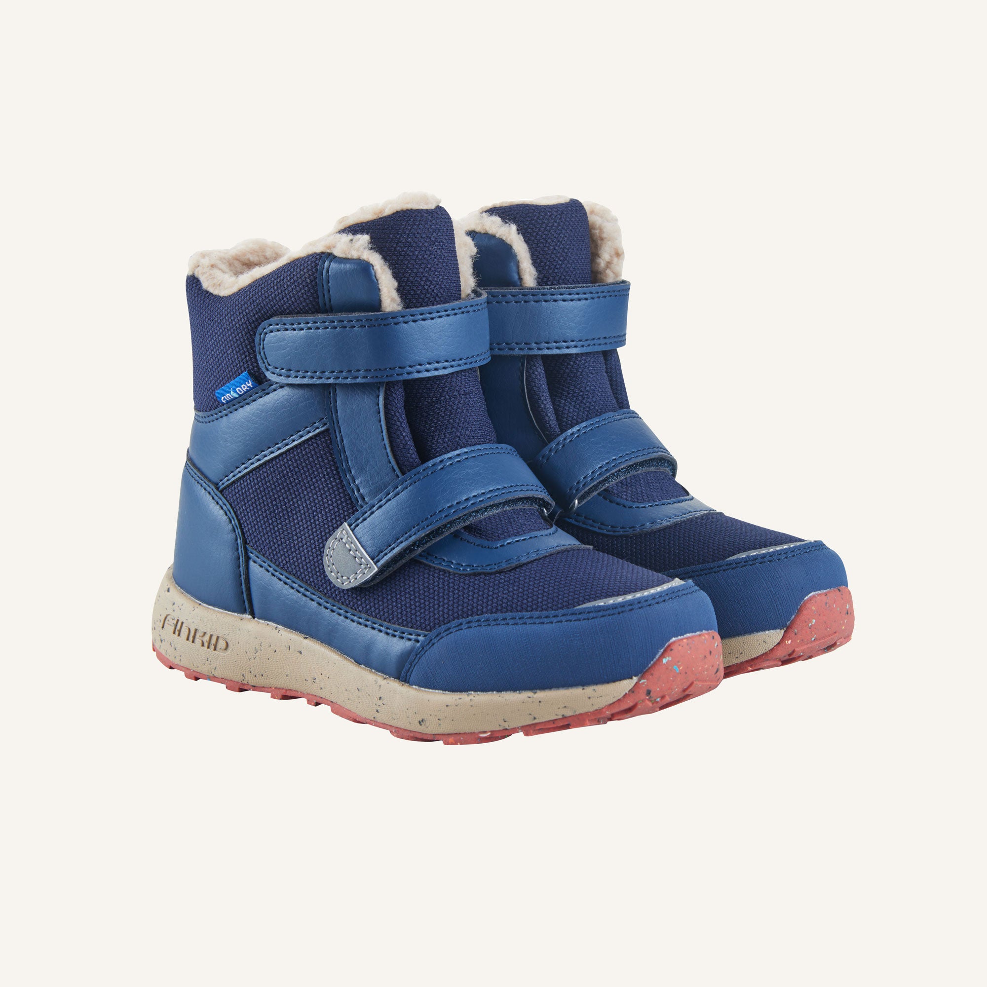 finkid-lappi-eko-winterschuhe-navy-denim-gr-23-wasserdicht image 1