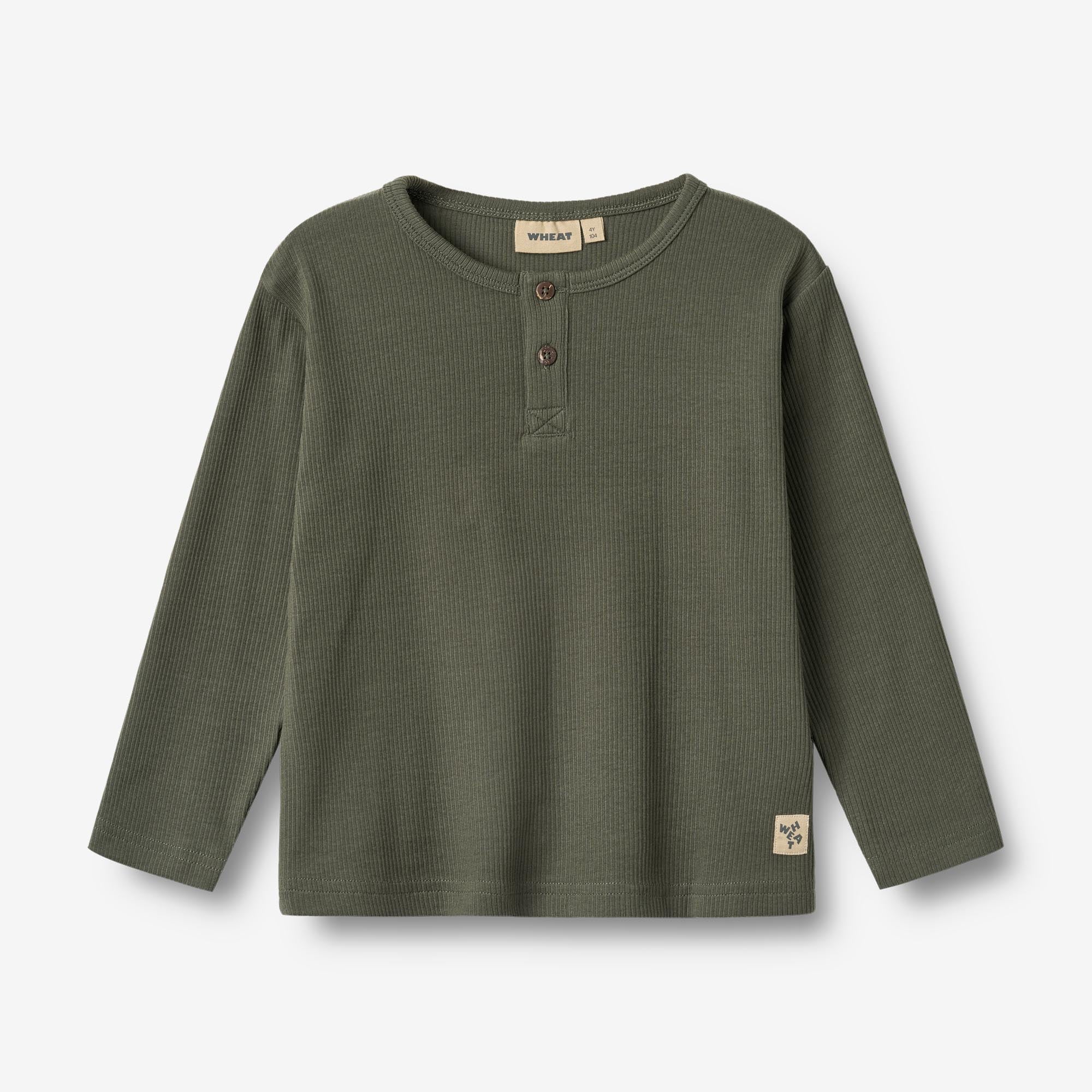 wheat-morris-langarmshirt-winter-forest-bio-baumwolle image 1