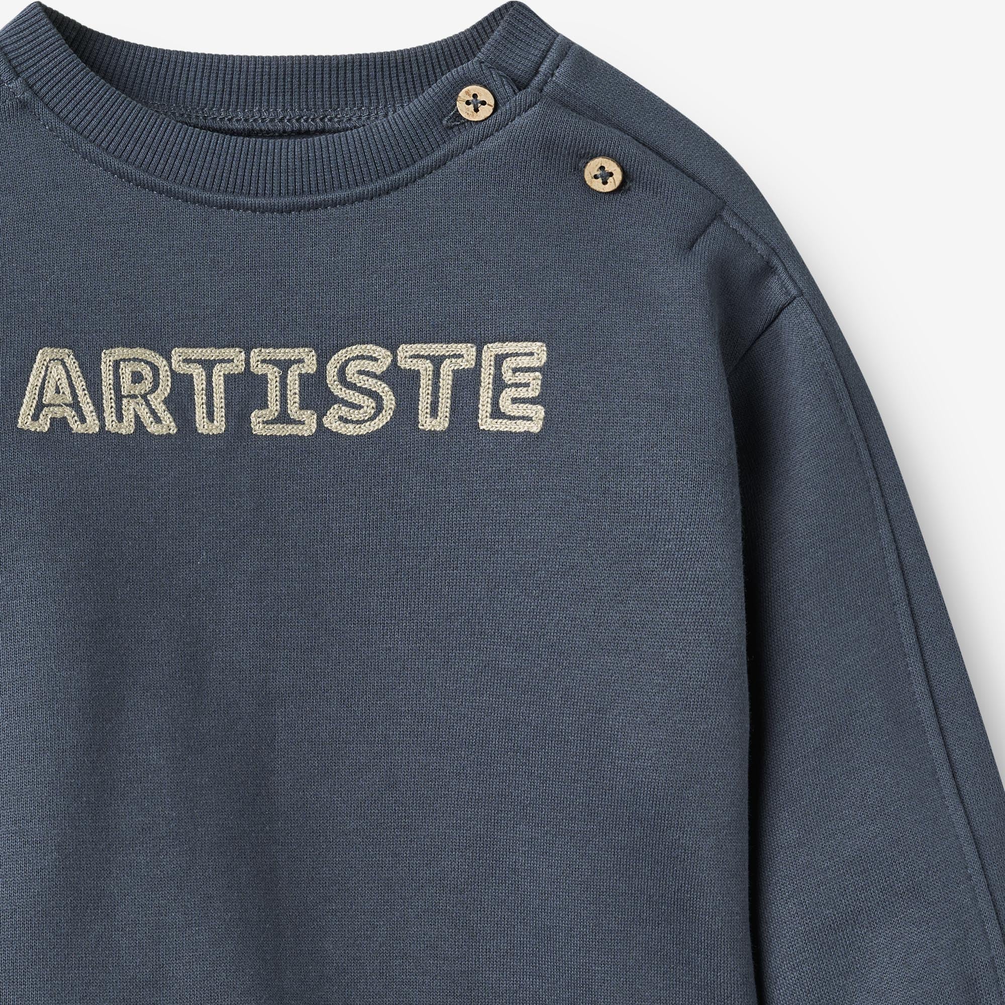 wheat-franc-sweatshirt-baby-greyblue-bio-baumwolle image 4