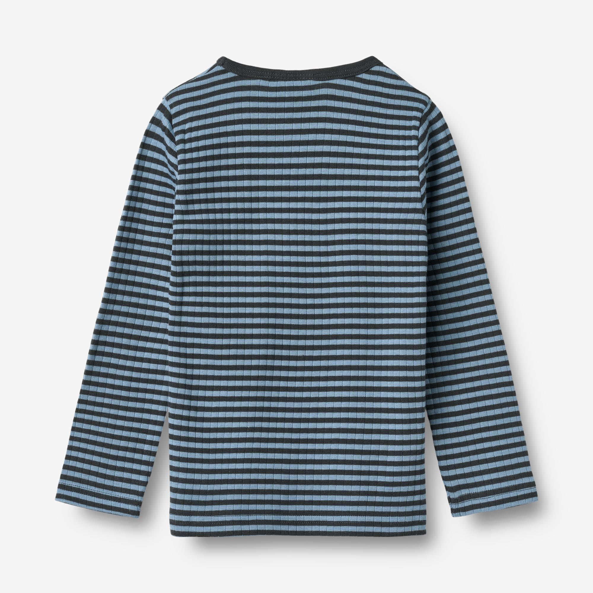 wheat-clothing-stig-langarmshirt-bright-blue-stripe-bio image 3