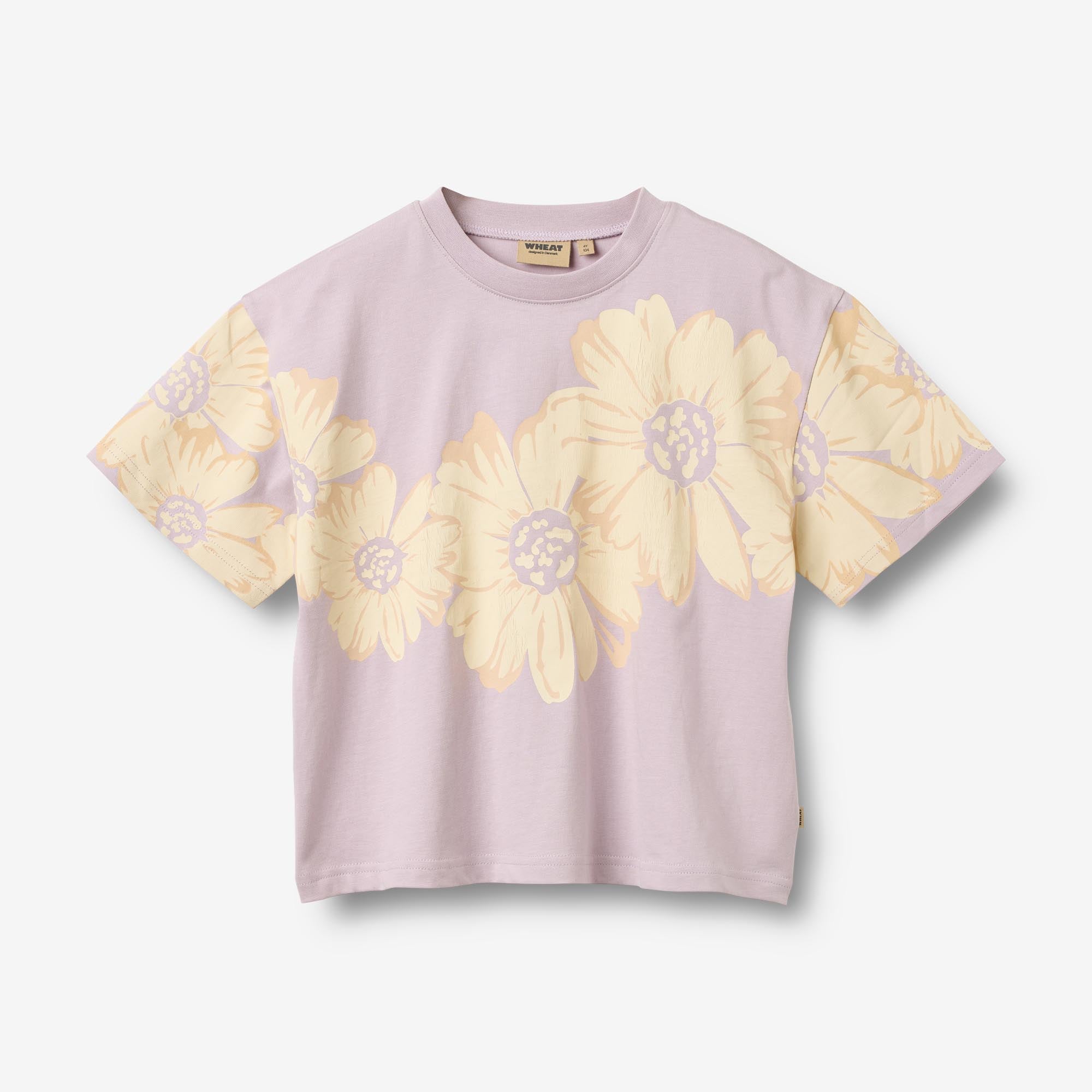 wheat-petri-t-shirt-lavender-bio-baumwolle-m-dchen image 1