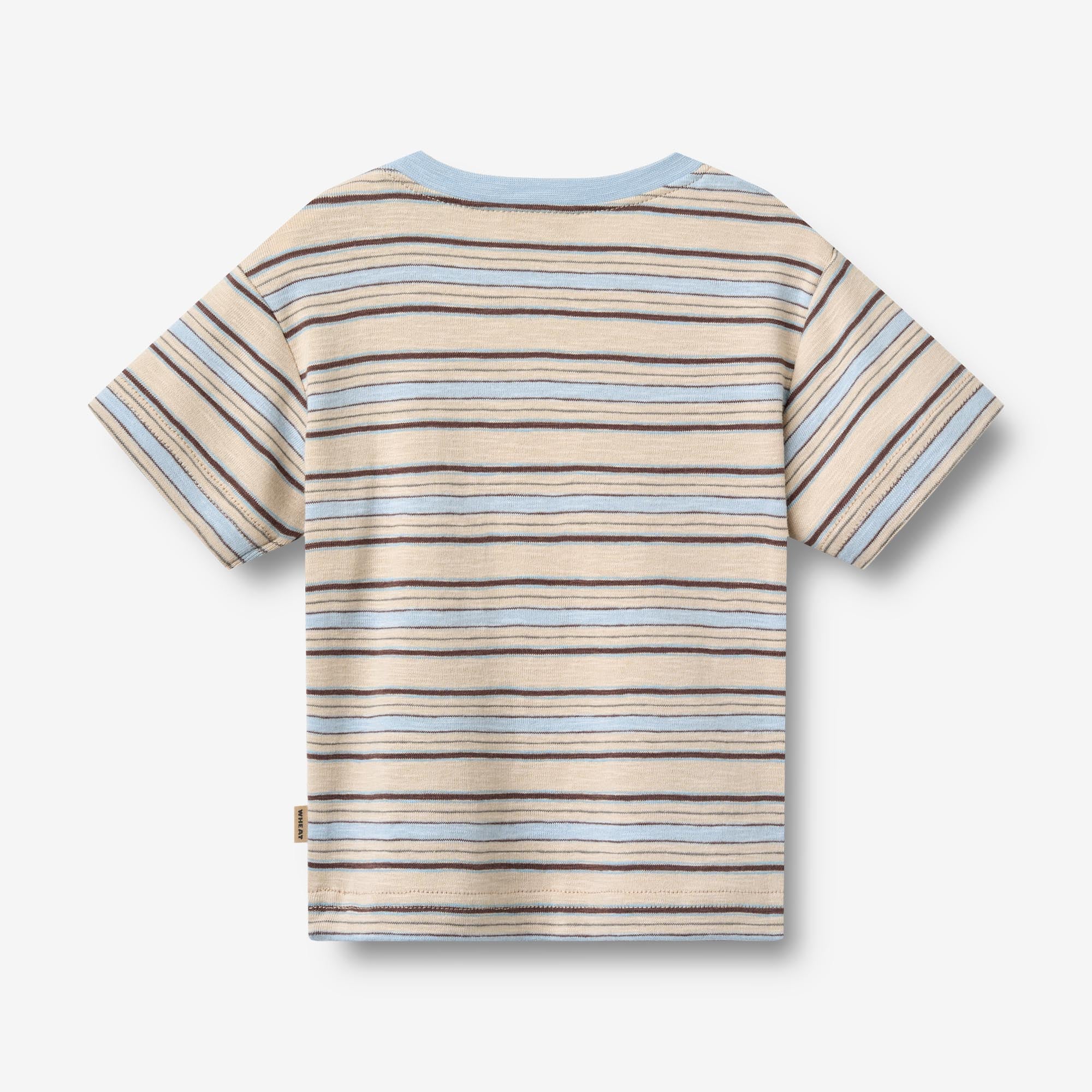 wheat-fabian-t-shirt-multi-blue-stripe-bio-baby image 2