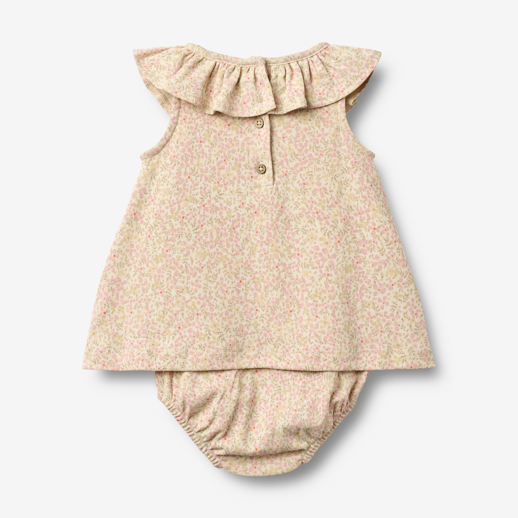 wheat-ingeborg-bodykleid-baby-coral-flowers-bio-baumwolle image 2